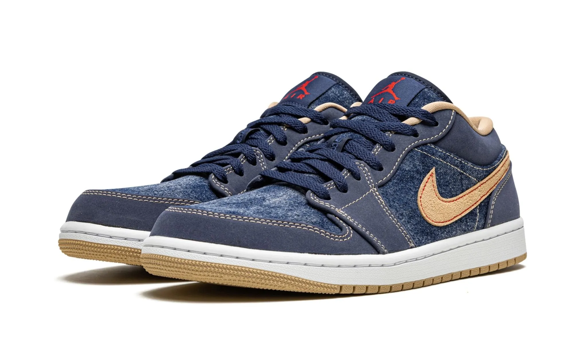 Air Jordan 1 Low SE Denim High Top Cross Road