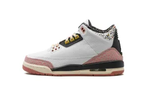 Air Jordan 3 Retro GS 'Vintage Floral' Style Mix boho vibe