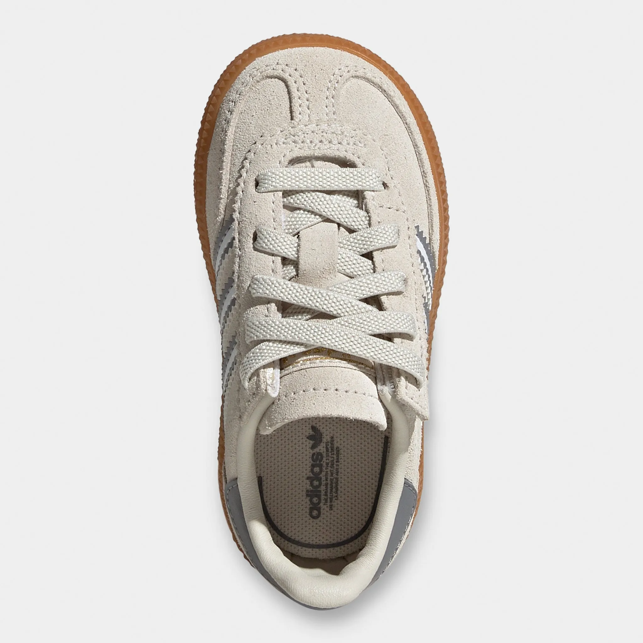Ventilated Leather Touch adidas Originals Infants' Handball Spezial Tan / Green