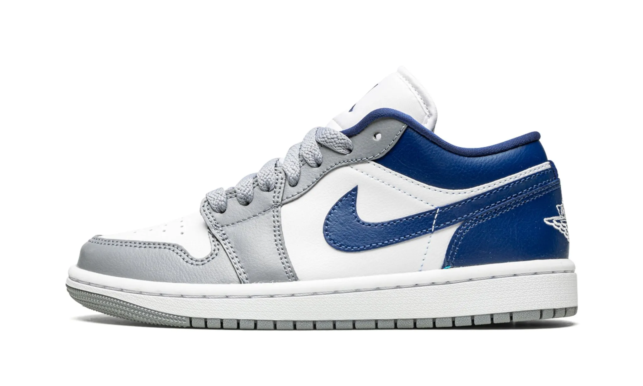 Nordic Tone Silent Walk Wmns Air Jordan 1 Low Stealth French Blue White