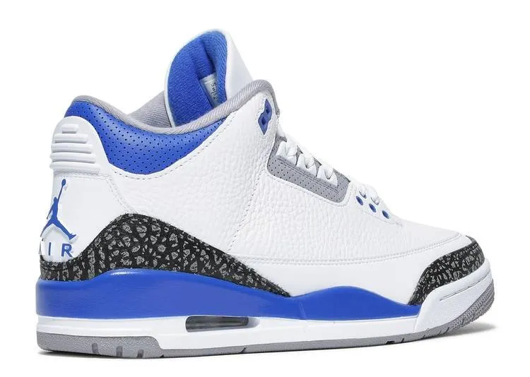 Heavy Use Street Outfit Air Jordan 3 Retro Racer Blue