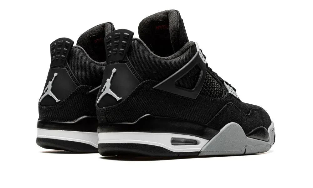 Air Jordan 4 Retro SE Black Canvas Tidy Form Soft