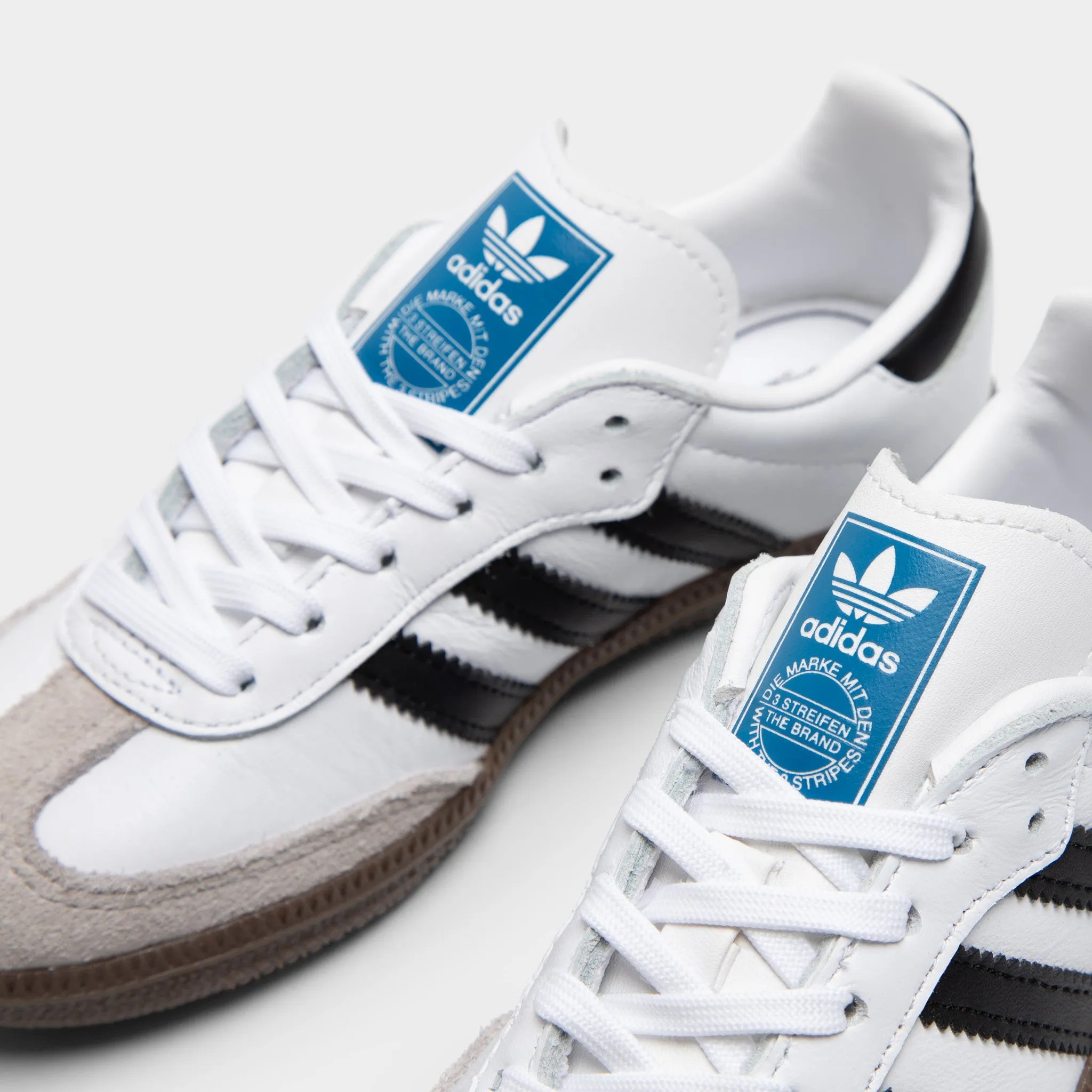 adidas Originals Children's Samba OG Cloud White / Core Black - Gum Zip Fast Event Mode