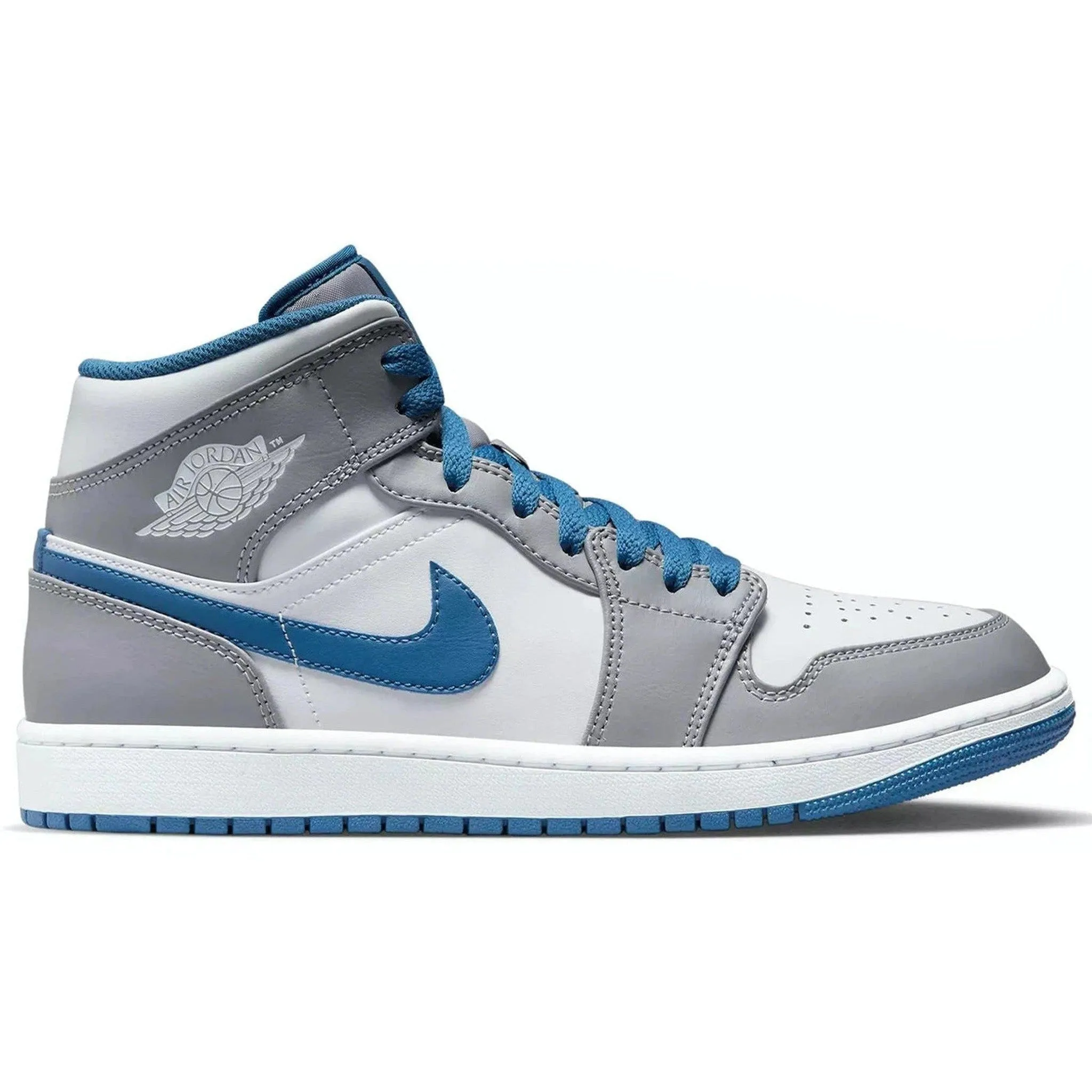 Bush Path Jordan 1 Mid True Blue