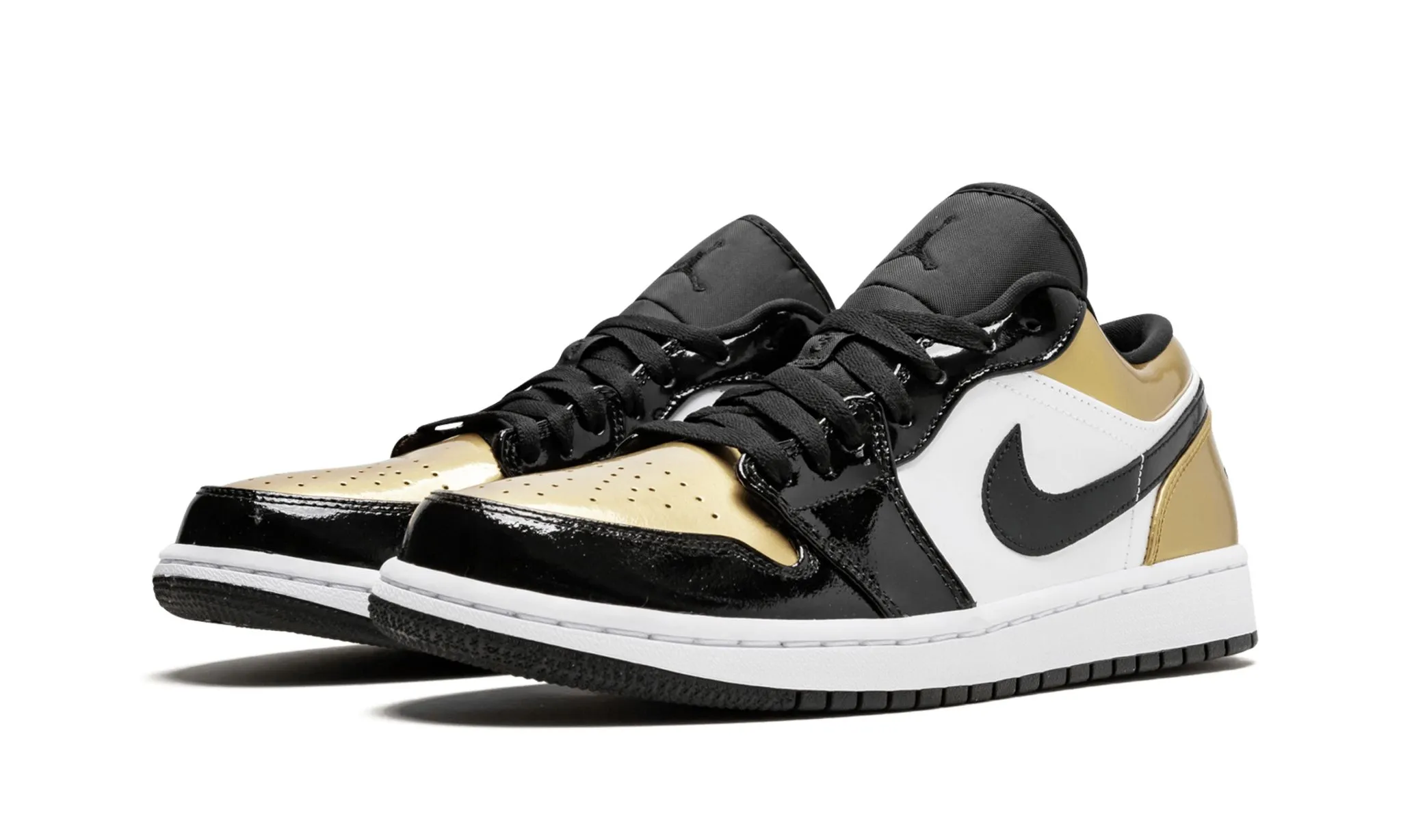 Matte Base Soft Move Air Jordan 1 Low Gold Toe