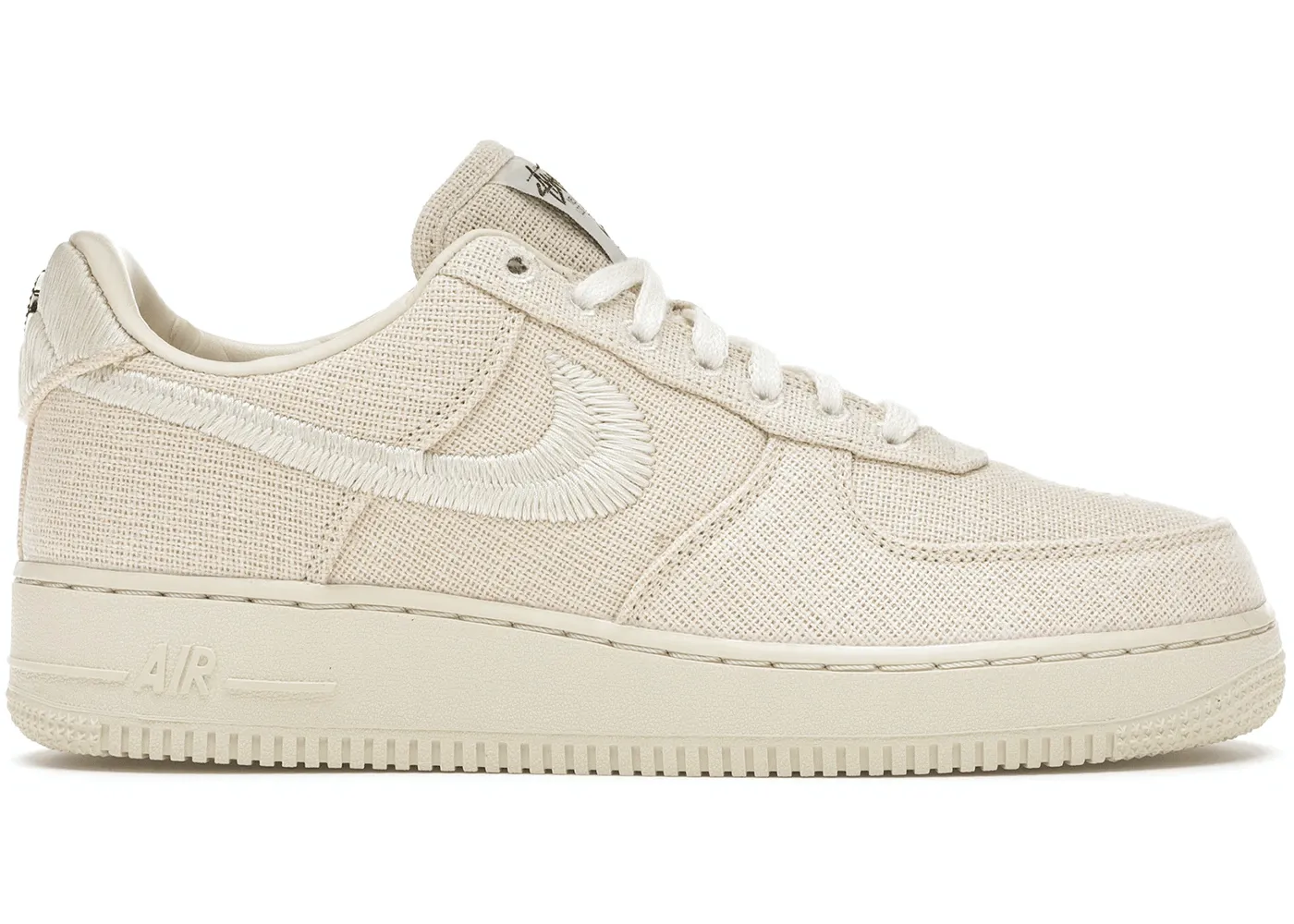All Season Use Campus Look Nike Air Force 1 Low Stussy Fossil