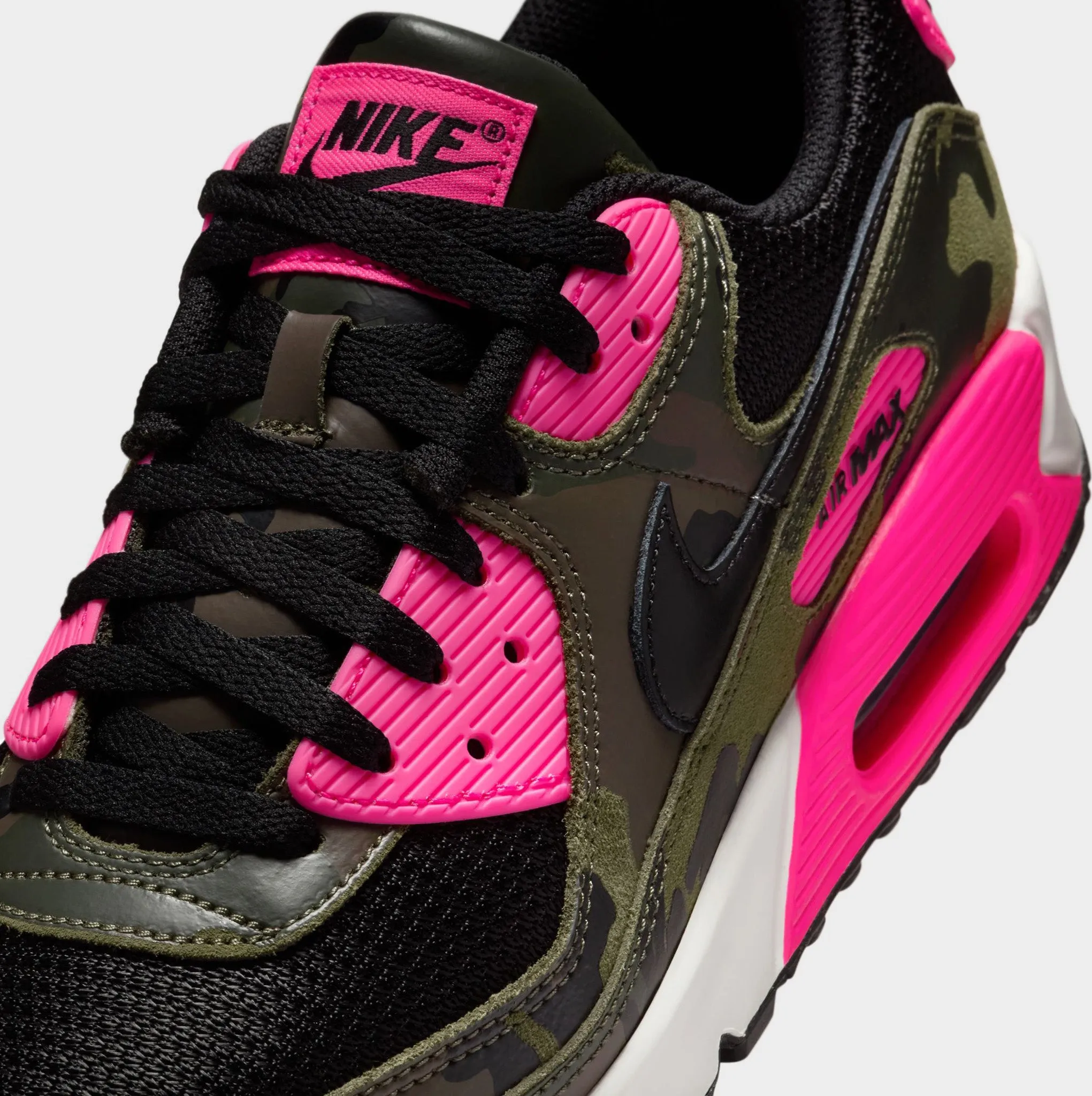 Nike Air Max 90 Premium Sequoia / Black - Hyper Pink Weekend Vibe Fast Motion
