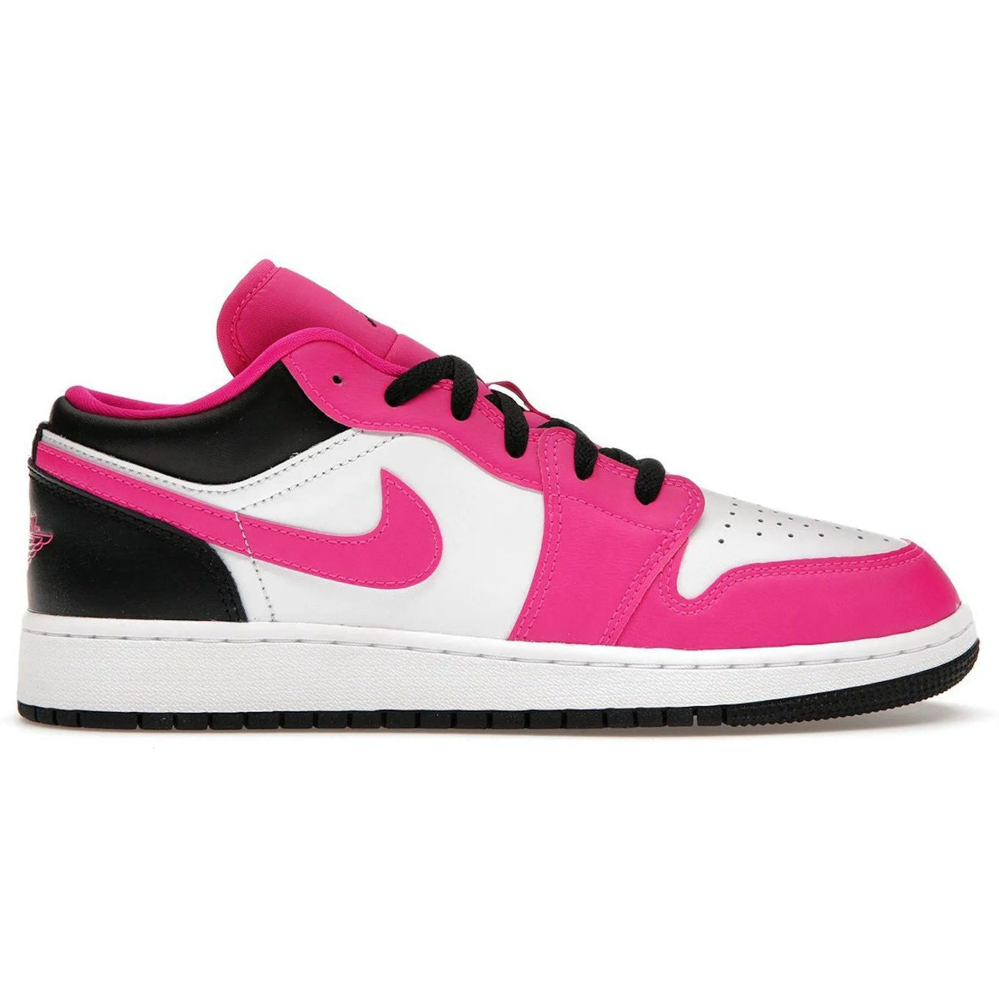 Jordan 1 Low Fierce Pink (GS) Crisp Finish Suede
