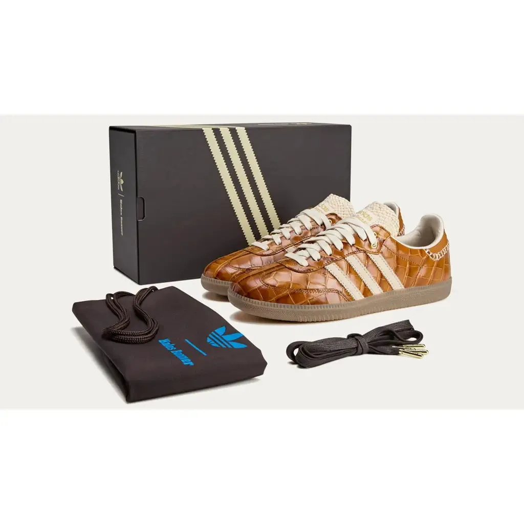 ADIDAS SAMBA WALES BONNER BROWN CROC Comfort Guarantee Breathe Comfort