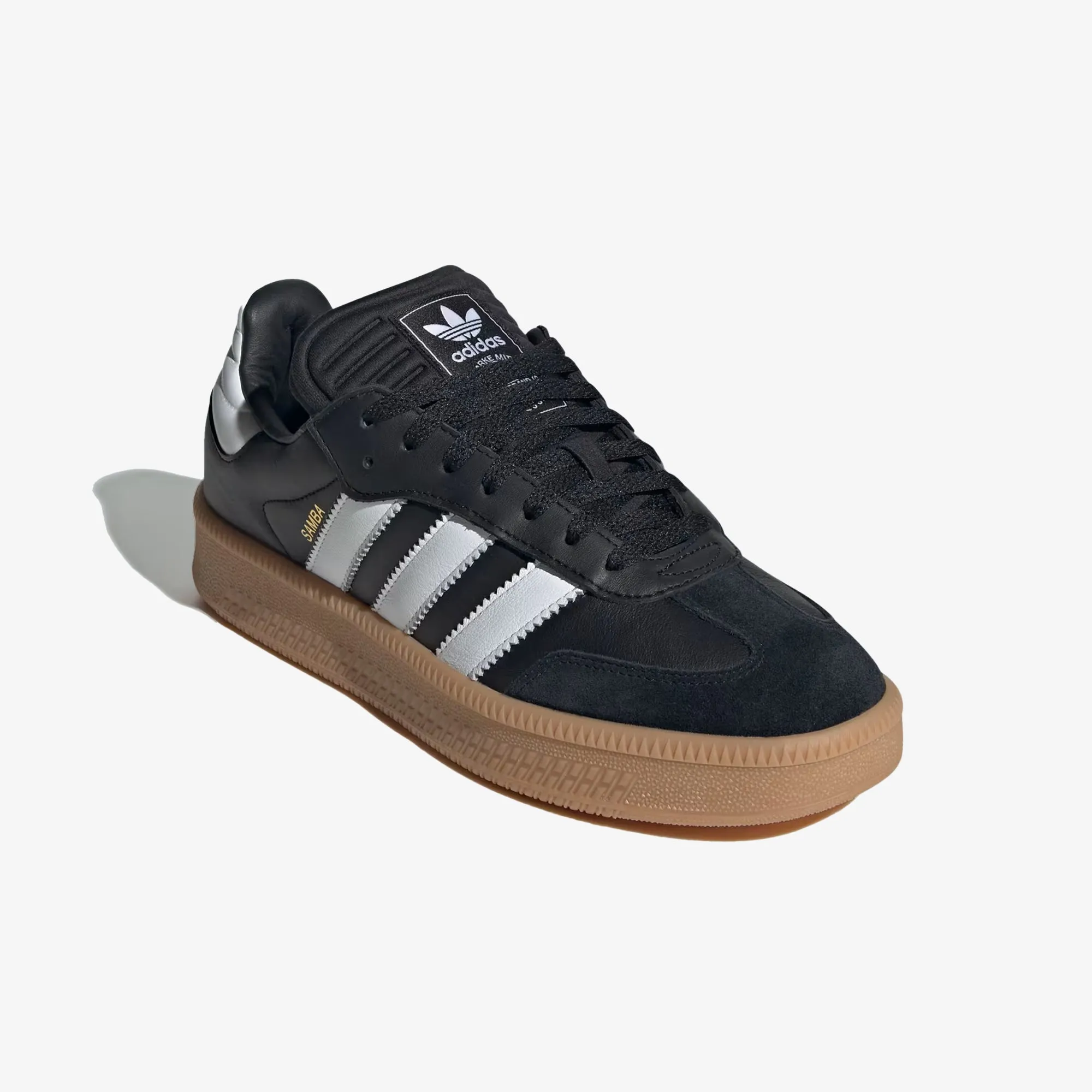ADIDAS ORIGINALS | SAMBA XLG { CORE BLACK/CLOUD WHITE/GUM Roomy Feel