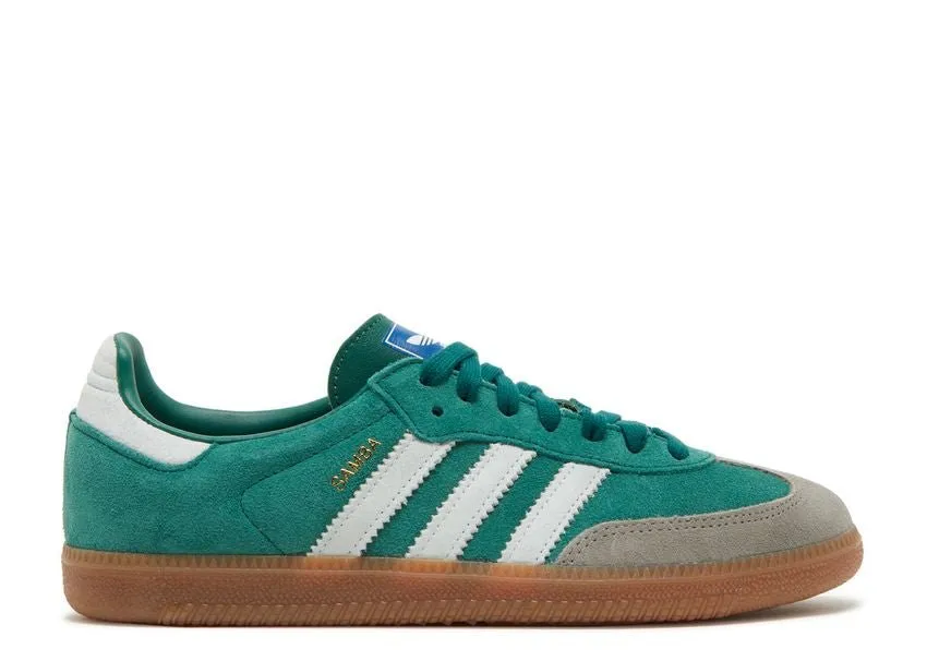 Adidas Samba OG Collegiate Green Gum Grey Toe padded insole