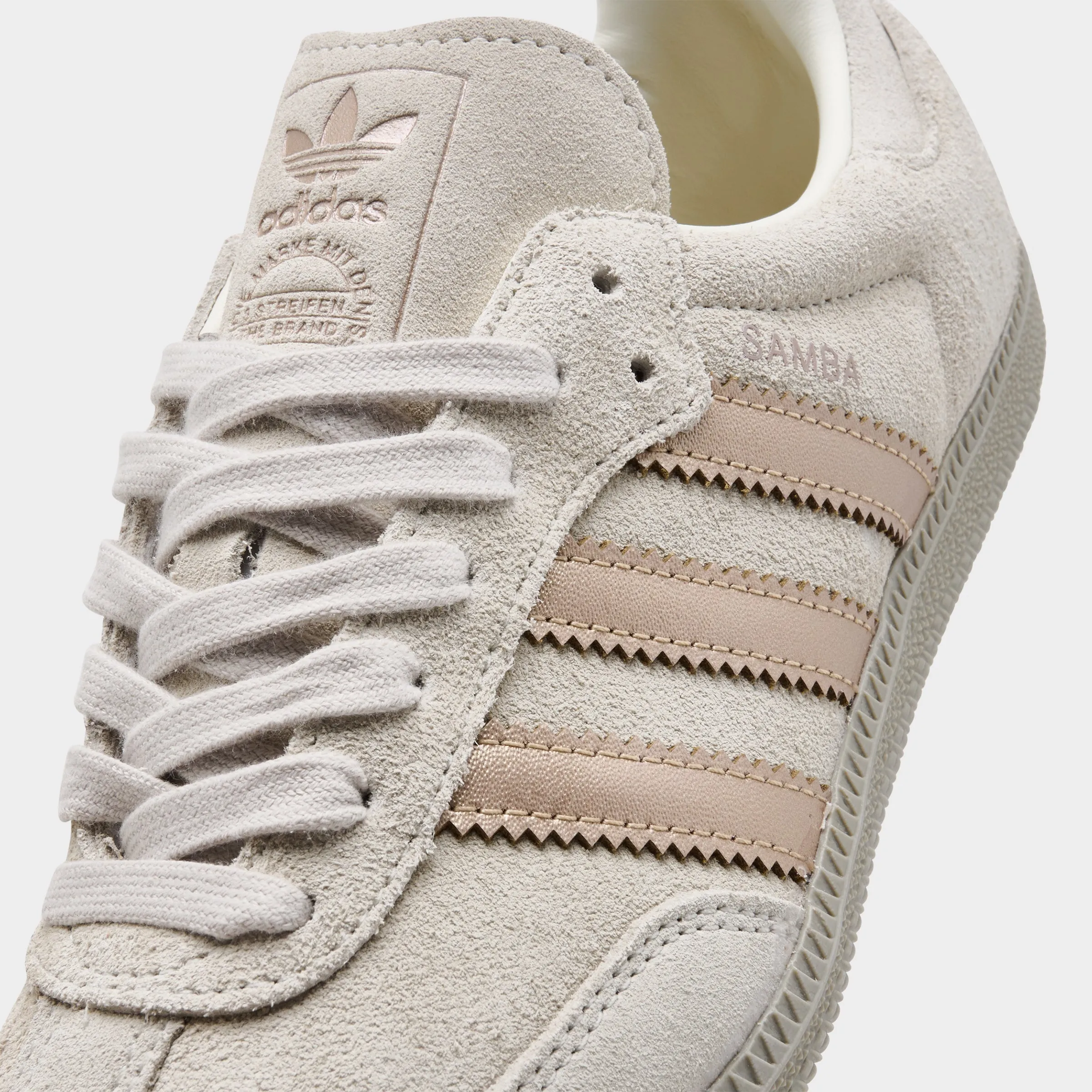 adidas Women's Samba OG Off White / Copper Metallic - Putty Beige Club Edge Heat Free