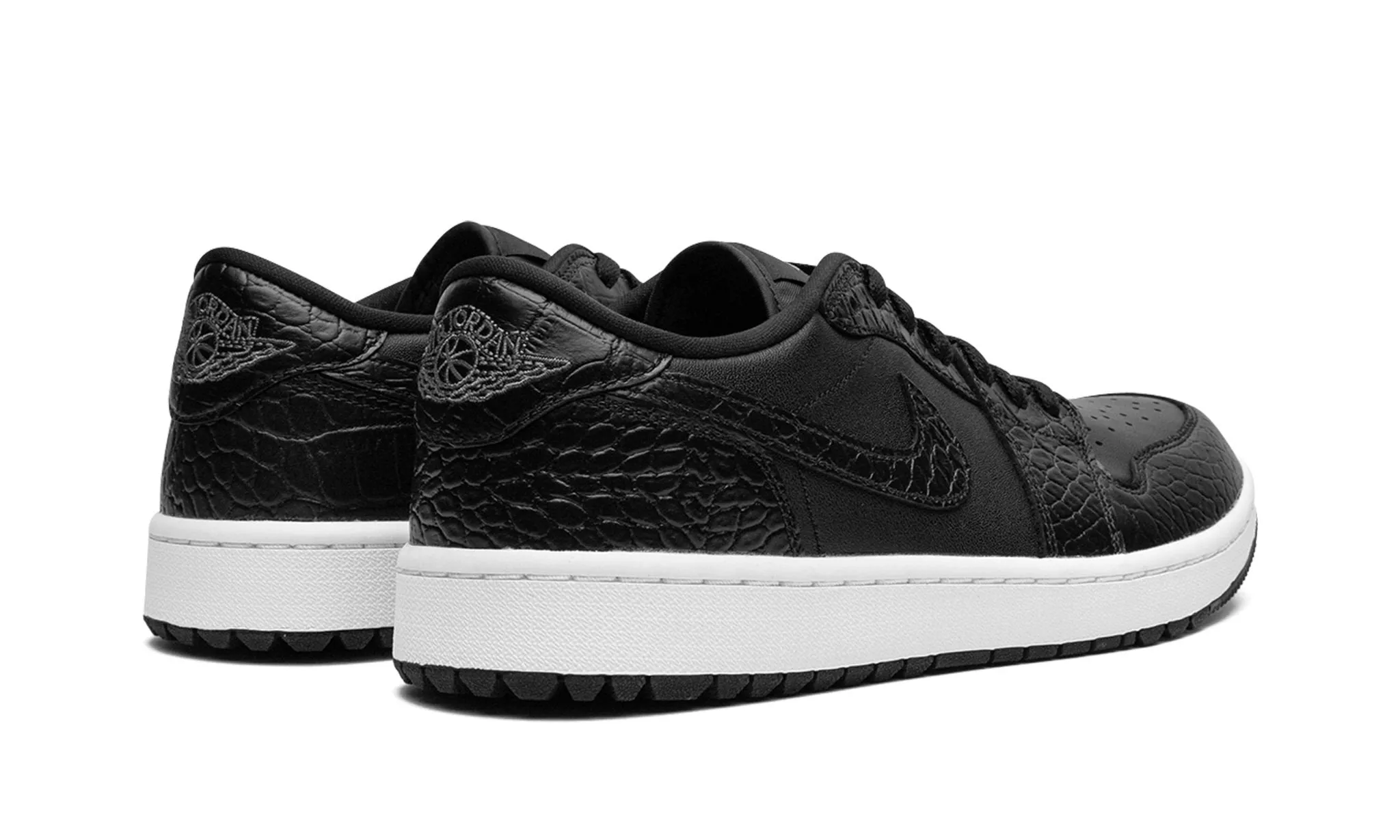 Day Long Comfort Tongue Air Jordan 1 Low Golf Black Croc