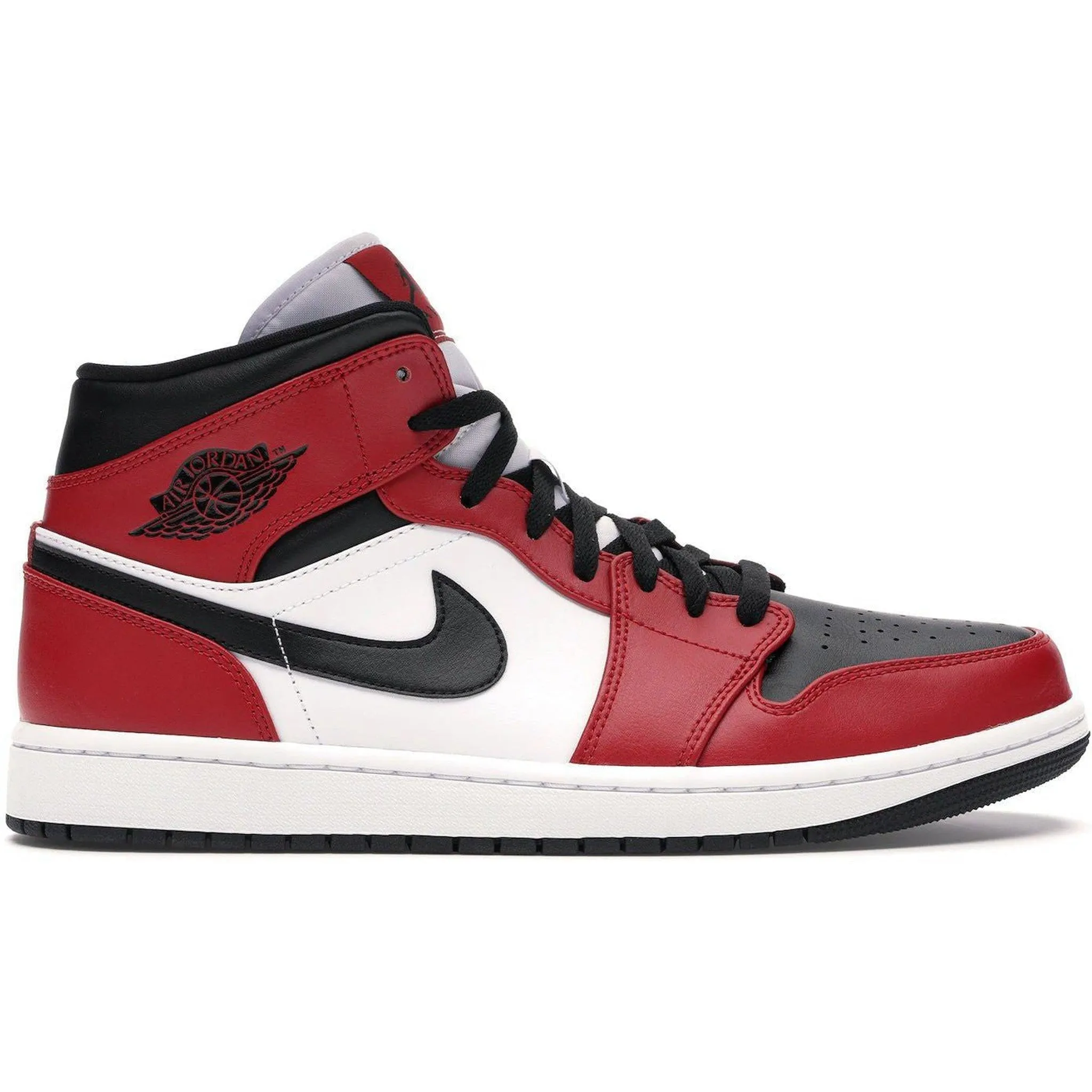 Travel Friendly comfort feature Jordan 1 Mid Chicago Toe