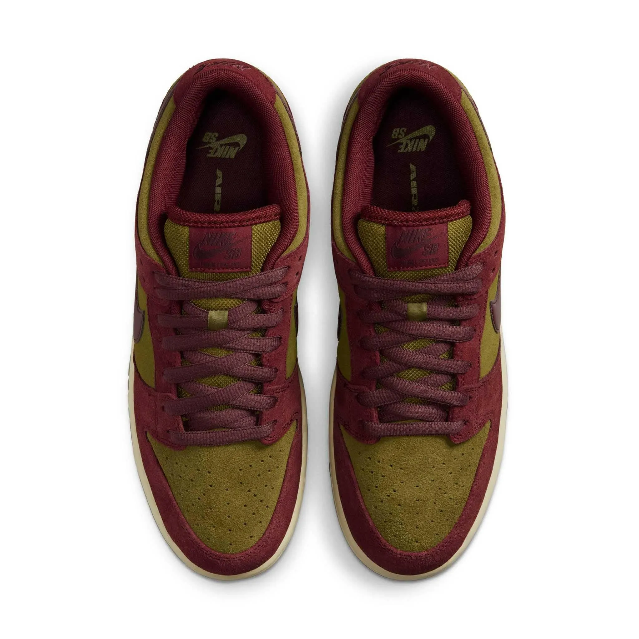 Blue Sky Nike SB - Dunk Low Pro Shoes Dark Team Red Olive Flak