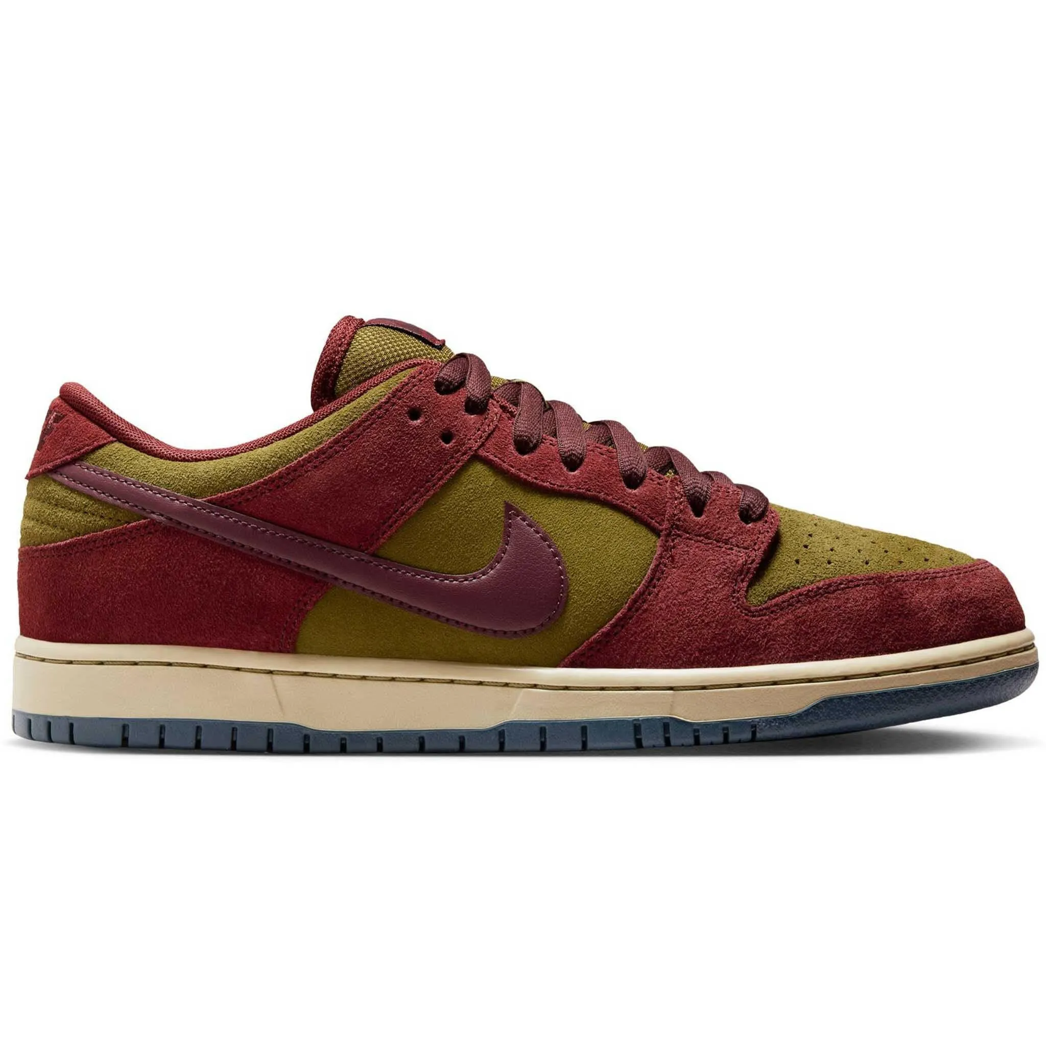 Nike SB - Dunk Low Pro Shoes Dark Team Red Olive Flak Relax Day Rain Hike
