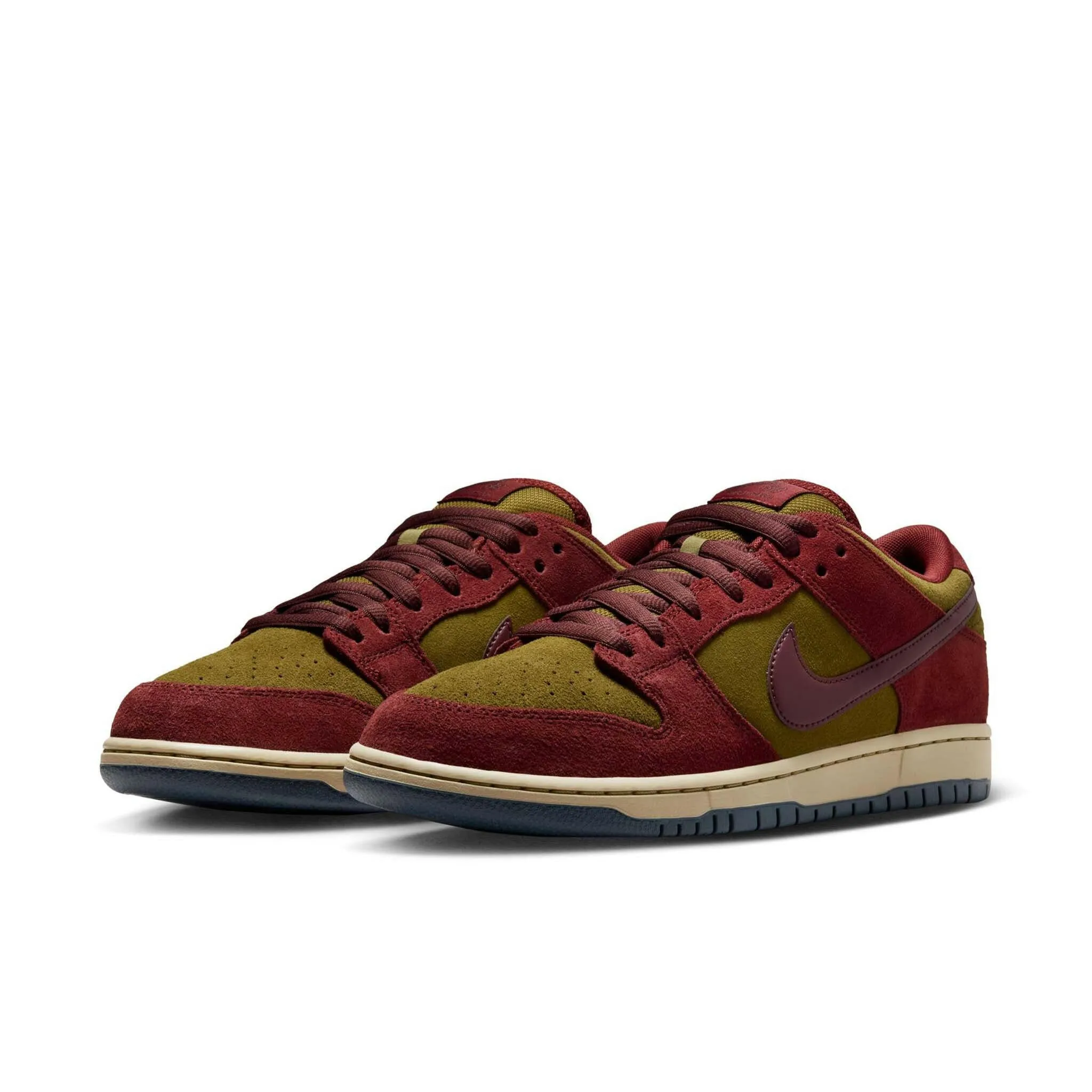 River Hike Relax Vibes Nike SB - Dunk Low Pro Shoes Dark Team Red Olive Flak