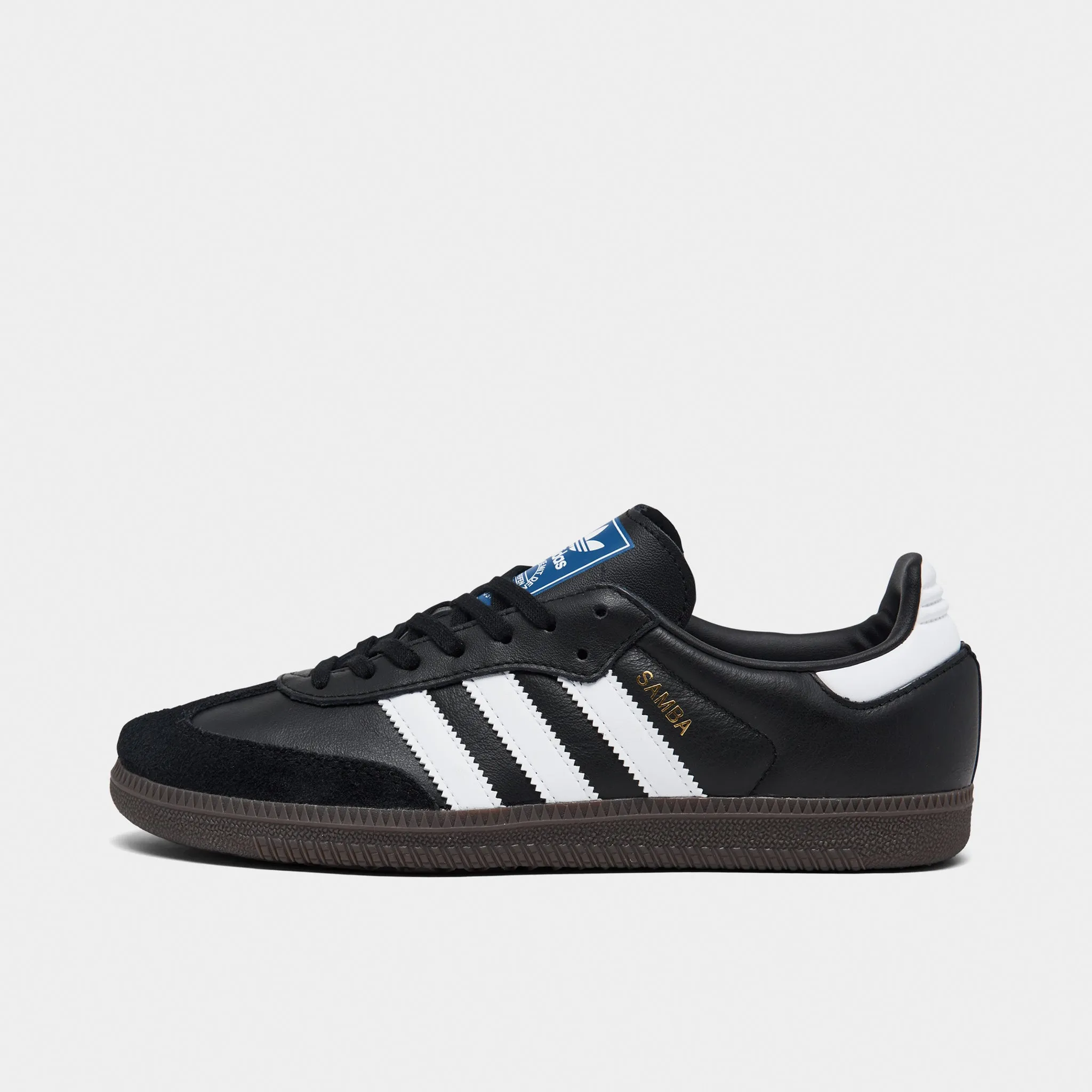 adidas Originals Juniors' Samba OG Core Black / Cloud White - Gum Game Ready Leather Touch