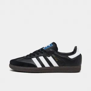 adidas Originals Juniors' Samba OG Core Black / Cloud White - Gum Game Ready Leather Touch