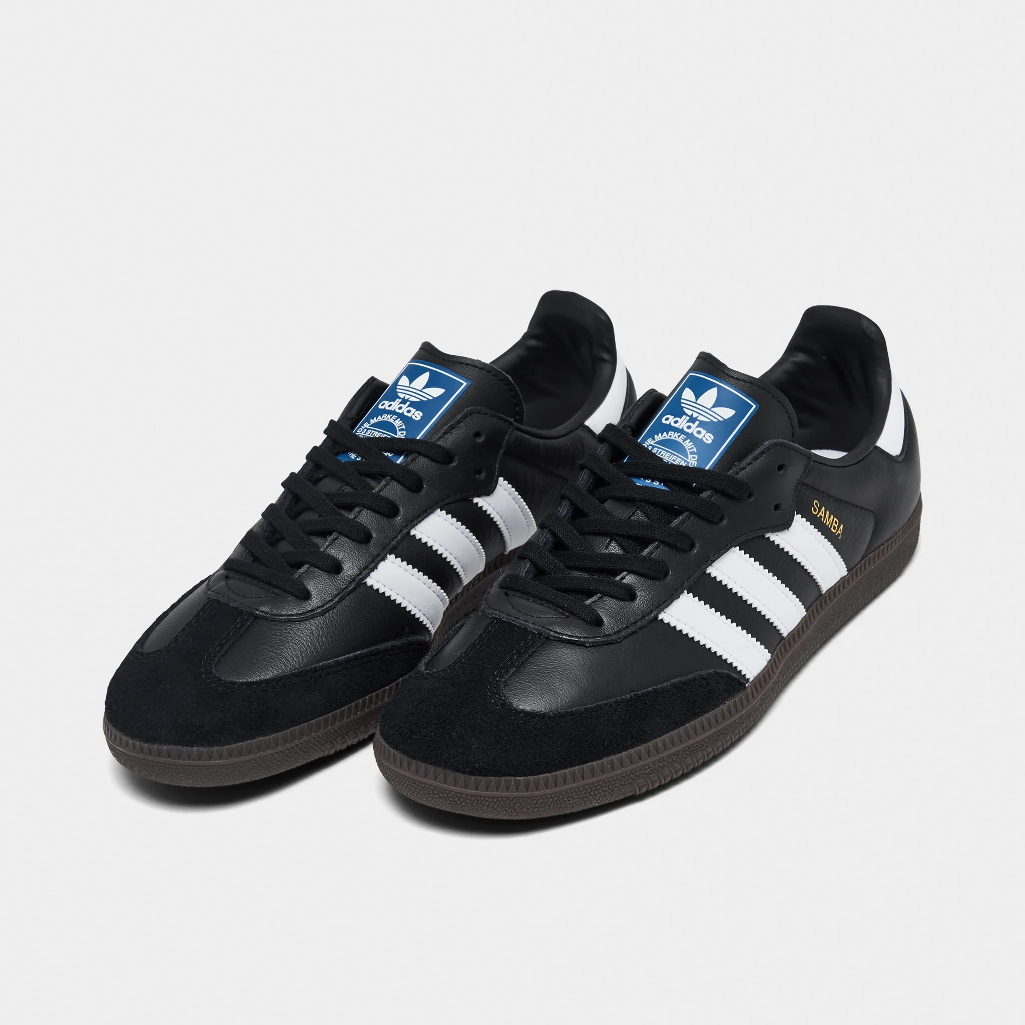 adidas Originals Juniors' Samba OG Core Black / Cloud White - Gum Strap Mode Scandi Clean
