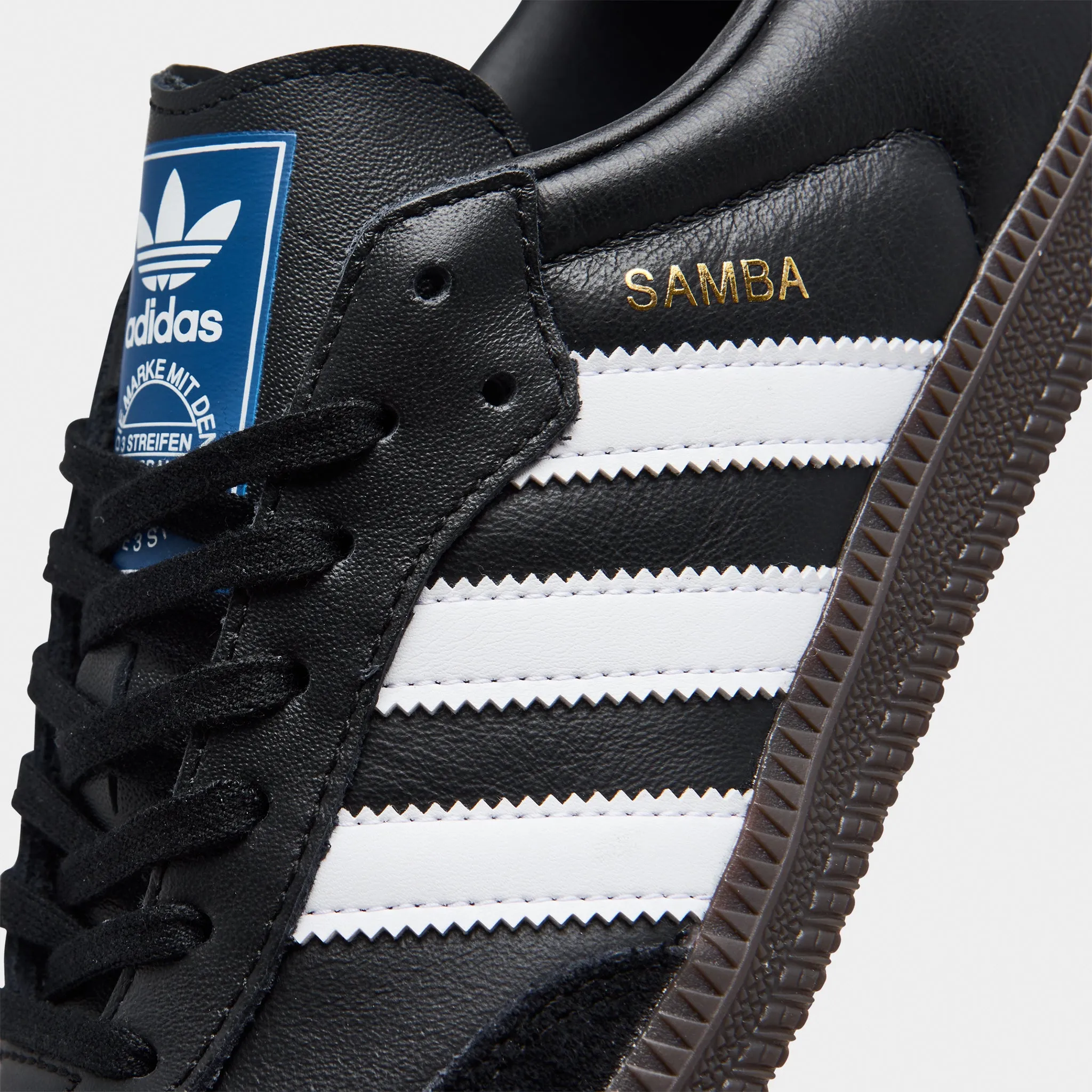 adidas Originals Juniors' Samba OG Core Black / Cloud White - Gum Gloss Mood