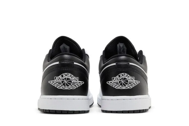 senior care Air Jordan 1 Low 'White Black'