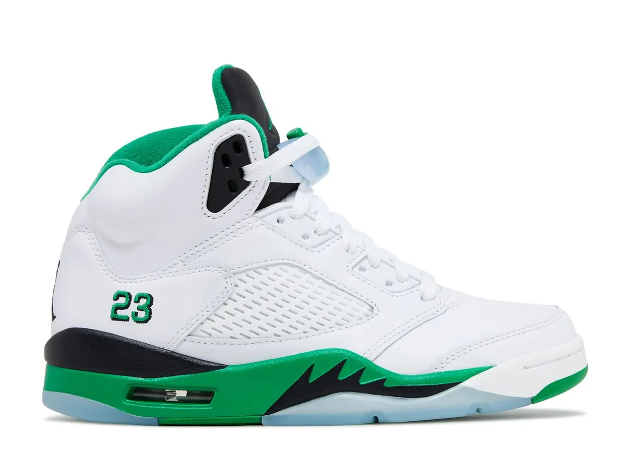 Breathable Comfort Airy Touch Air Jordan 5 Retro Lucky Green
