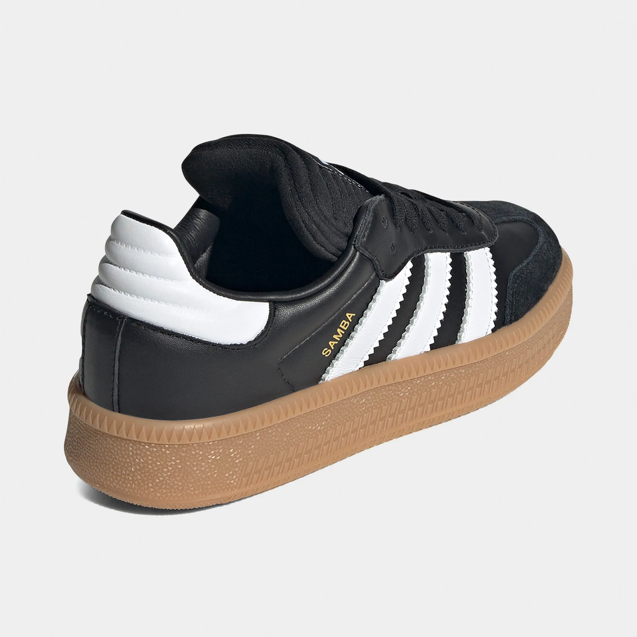 adidas Juniors' Samba XLG Core Black / Footwear White - Gum Wide Path Smart Look