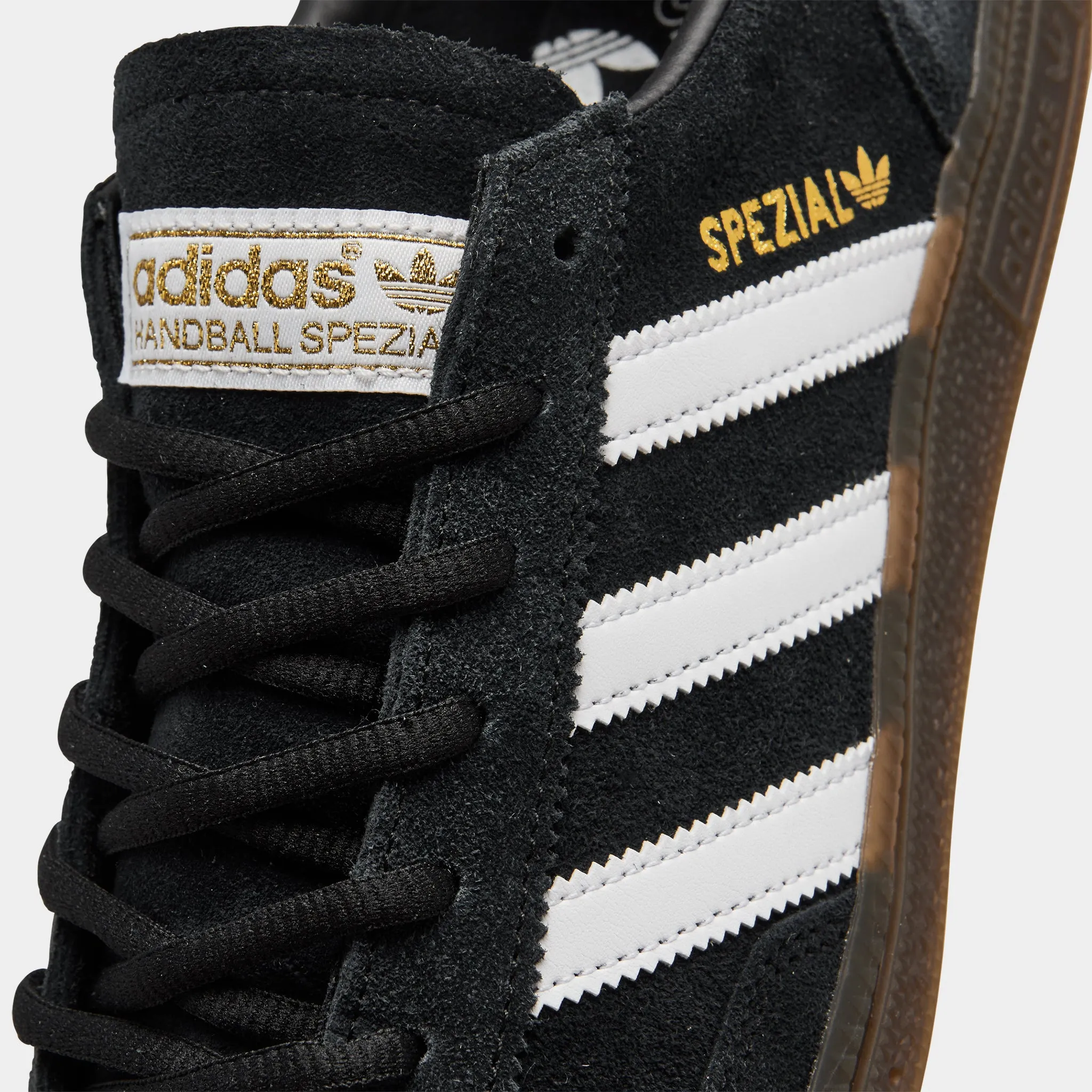 adidas Originals Handball Spezial Core Black / Cloud White - Gum Durable Fabric Year long