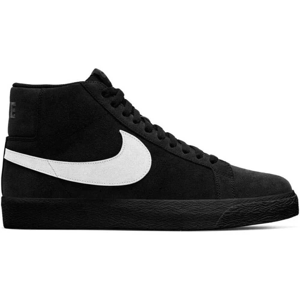 Nike SB - Blazer Mid Mens Shoes Black/White-Black-Black Marathon Day