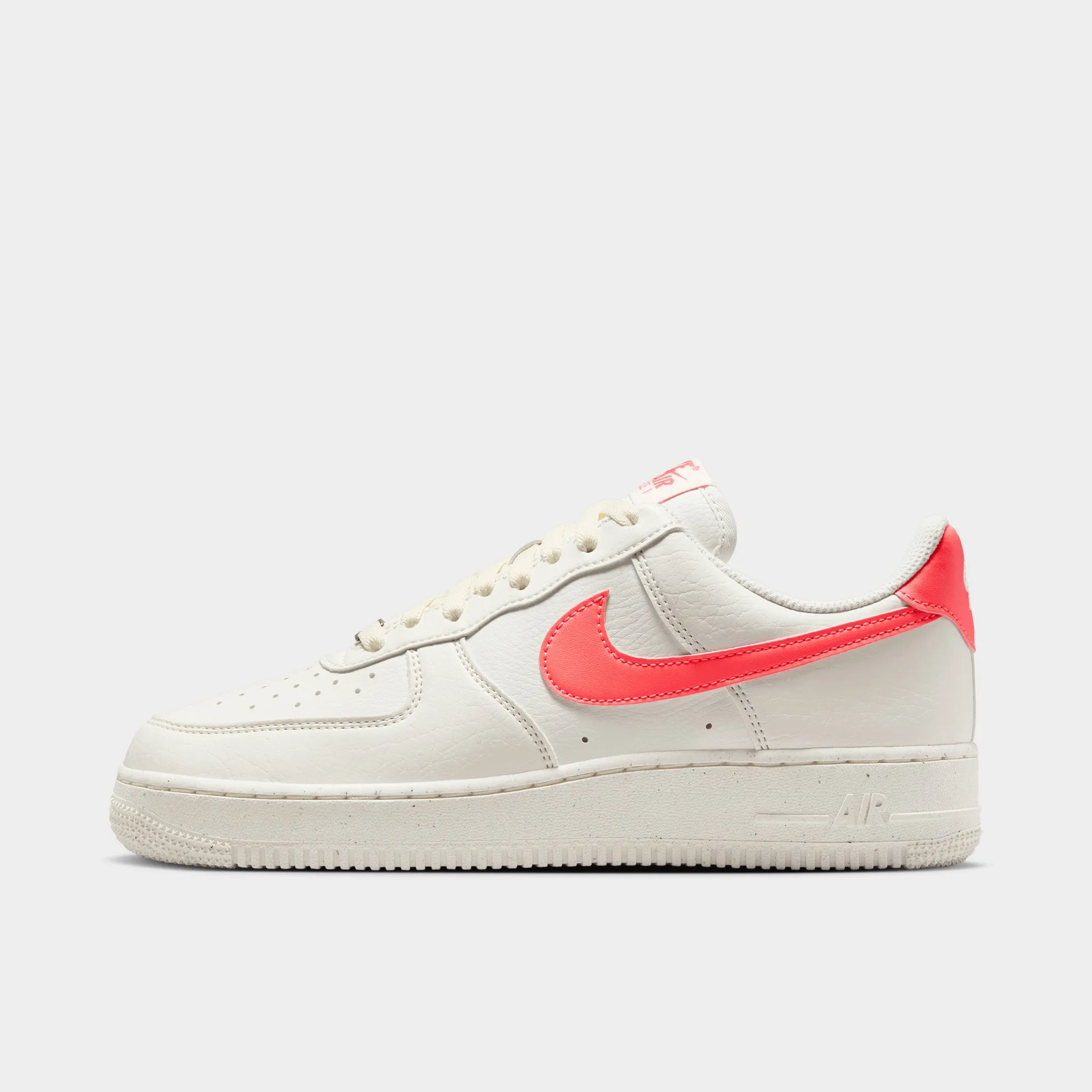Nike Women's Air Force 1 '07 Next Nature Sail / Sail -  Hot Lava Supportive sole Lean Look