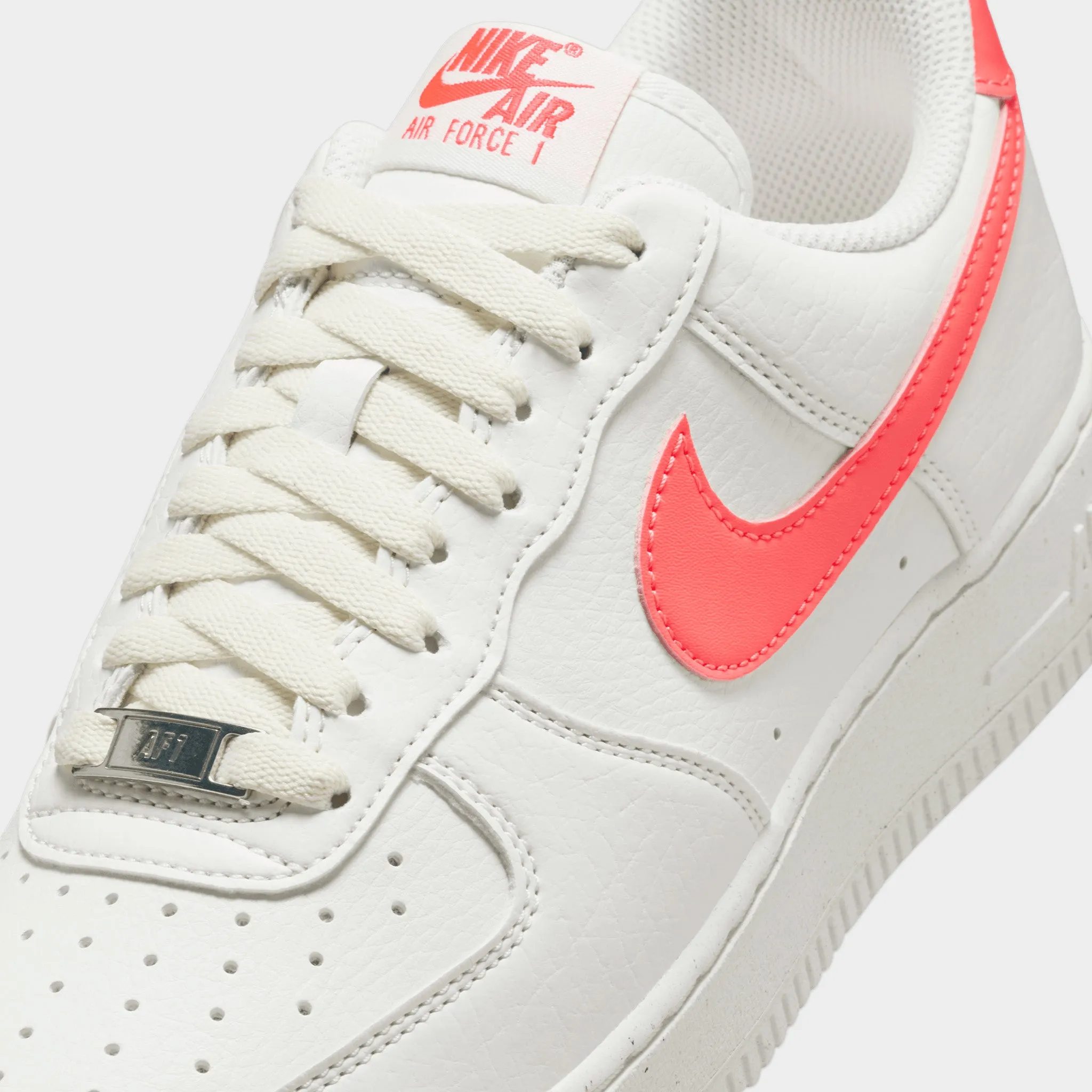 Nike Women's Air Force 1 '07 Next Nature Sail / Sail -  Hot Lava All Rounder Simple Pair