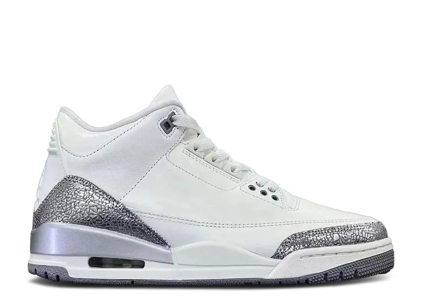adult style Midsole Support Air Jordan 3 Retro Sail Cement Grey