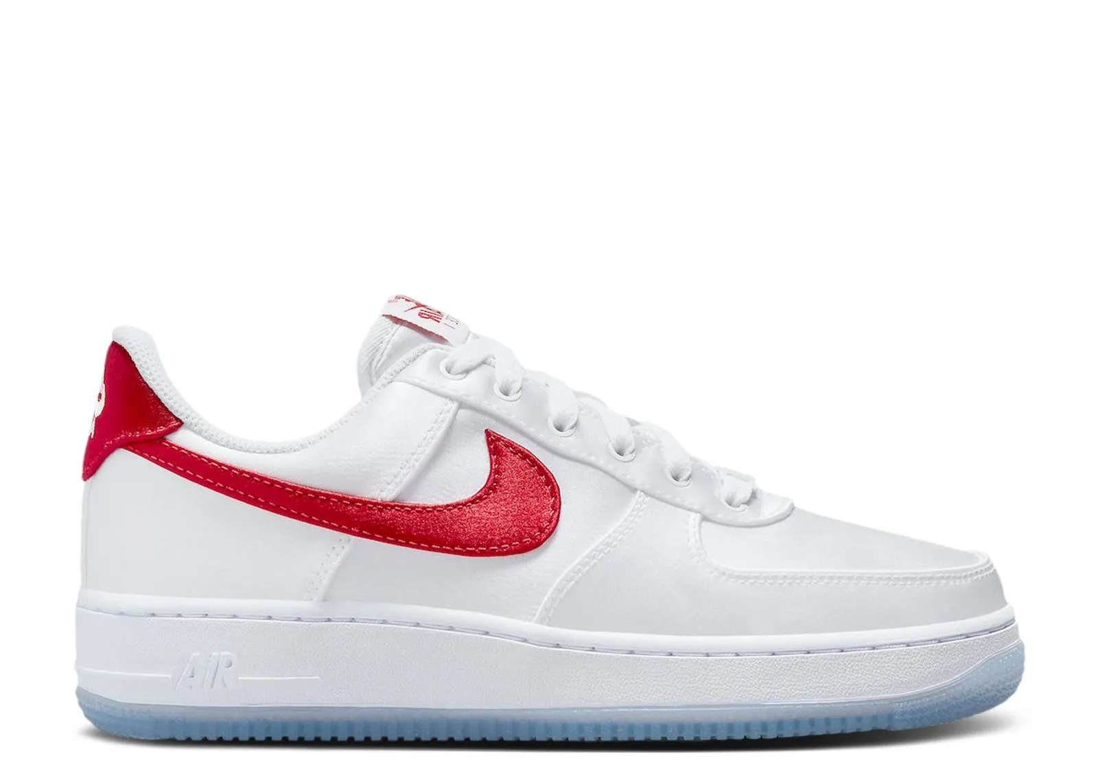 Walk Day Festival Style Nike Air Force 1 Low '07 Satin White Varsity Red