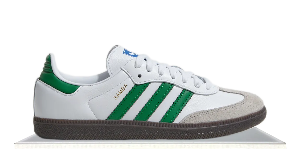 Adidas Samba White Green Bare Feel Relax Days
