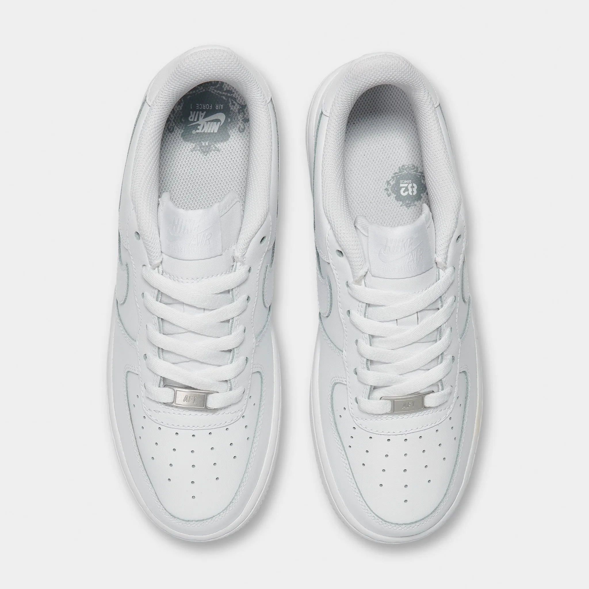Nike Air Force 1 LE GS / White Clear Hike Smooth Touch