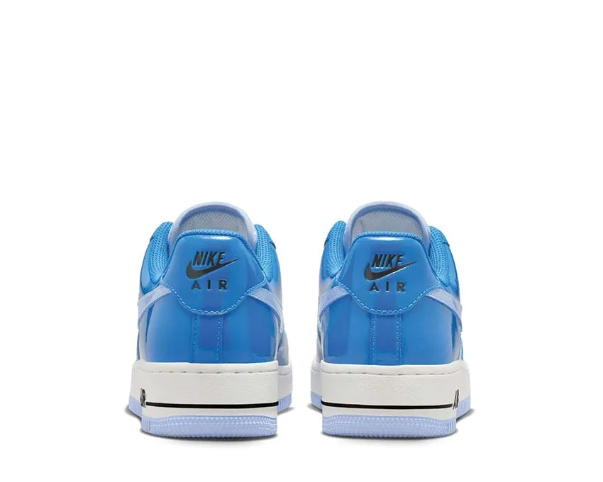 Nike Air Force 1 '07 "Blue Patent" W Airport Travel Comfort foam
