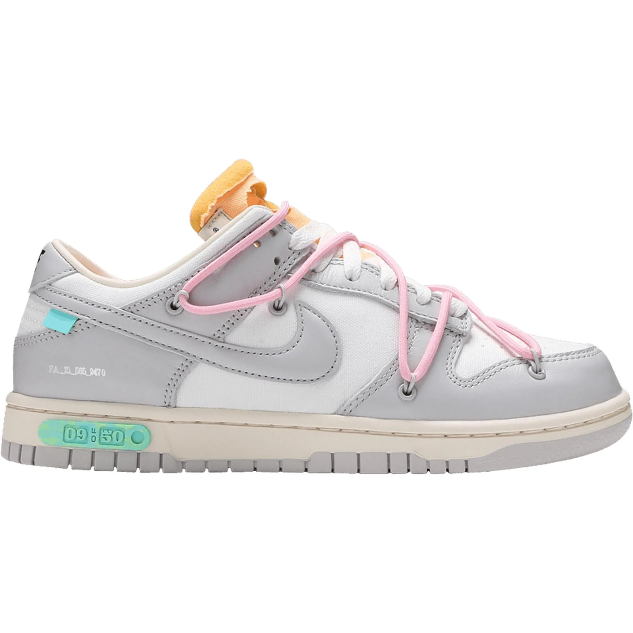 Nike Dunk Low Off-White Lot 9 Friend Pace Neat Lines