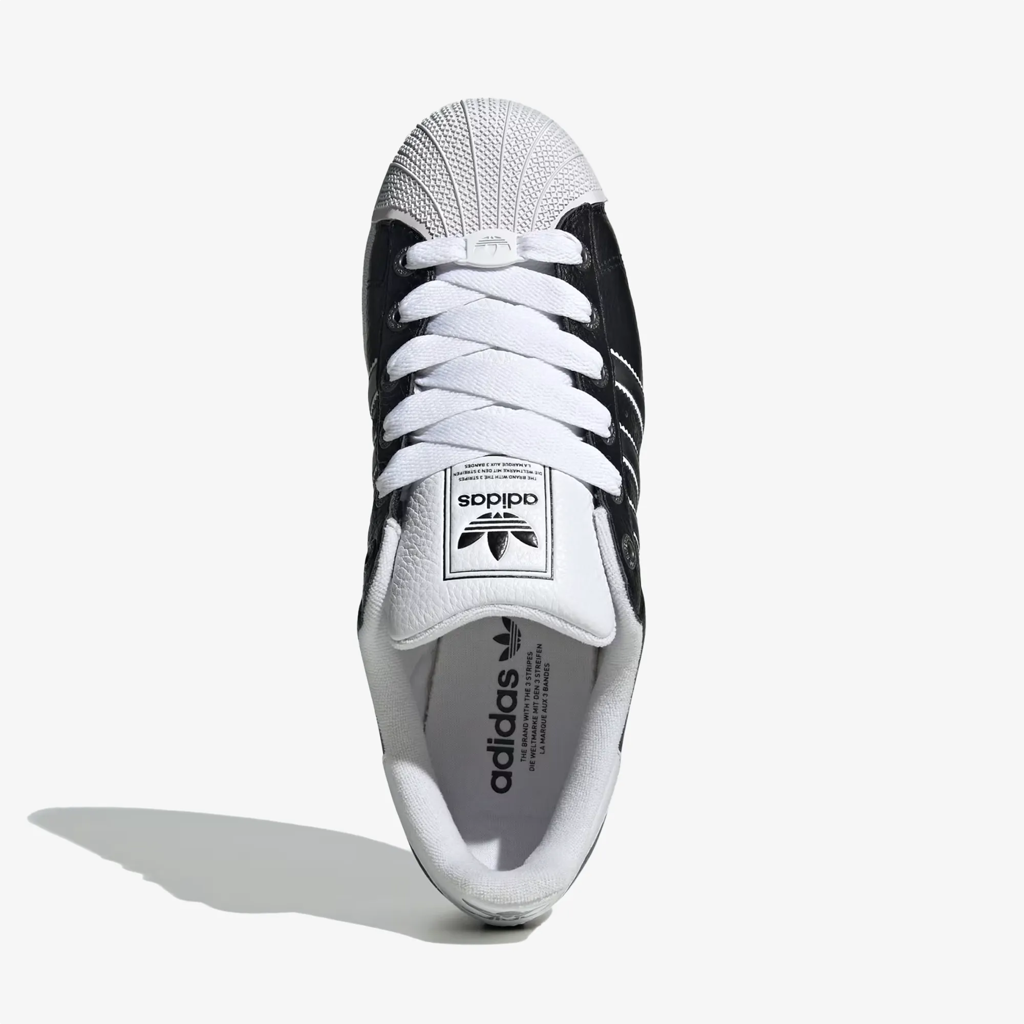 Flexible Sole Daily Street Adidas Originals | SUPERSTAR II { CORE BLACK/MATTE SILVER/CLOUD WHITE