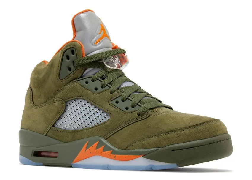 Air Jordan 5 Retro Olive durable soles
