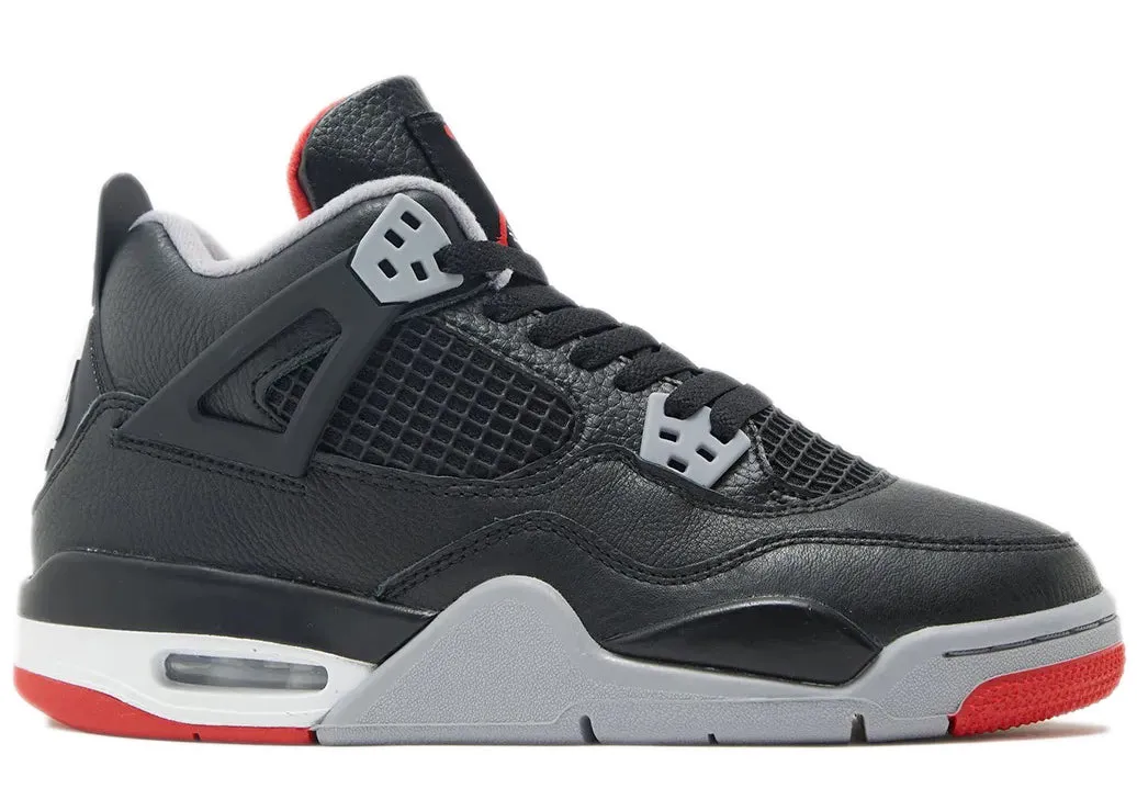 No Stress Weekend Comfort JORDAN 4 RETRO BRED REIMAGINED (GS)