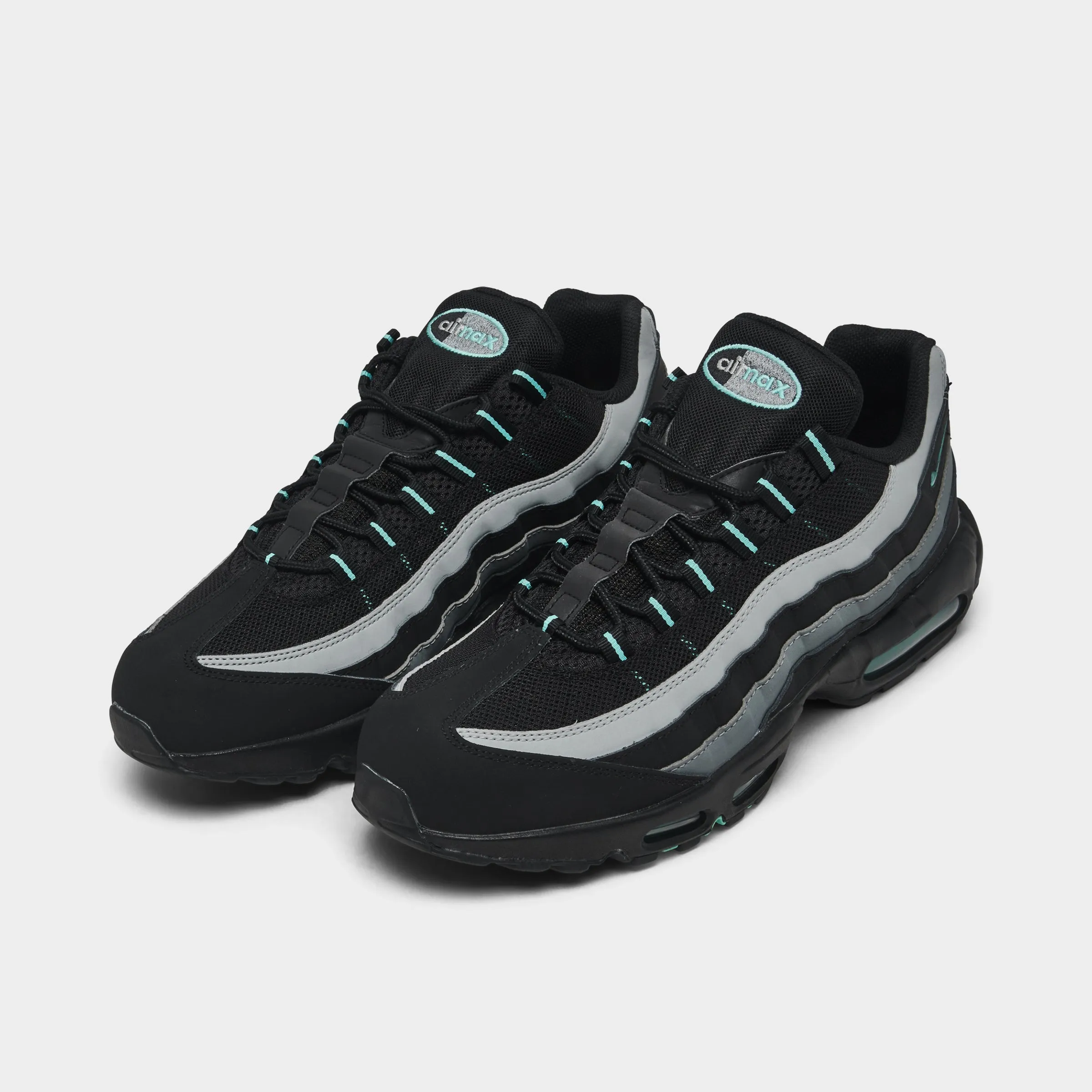 Nike Air Max 95 Black / Aurora Green - Cool Grey Ice Walk Breezy Feel