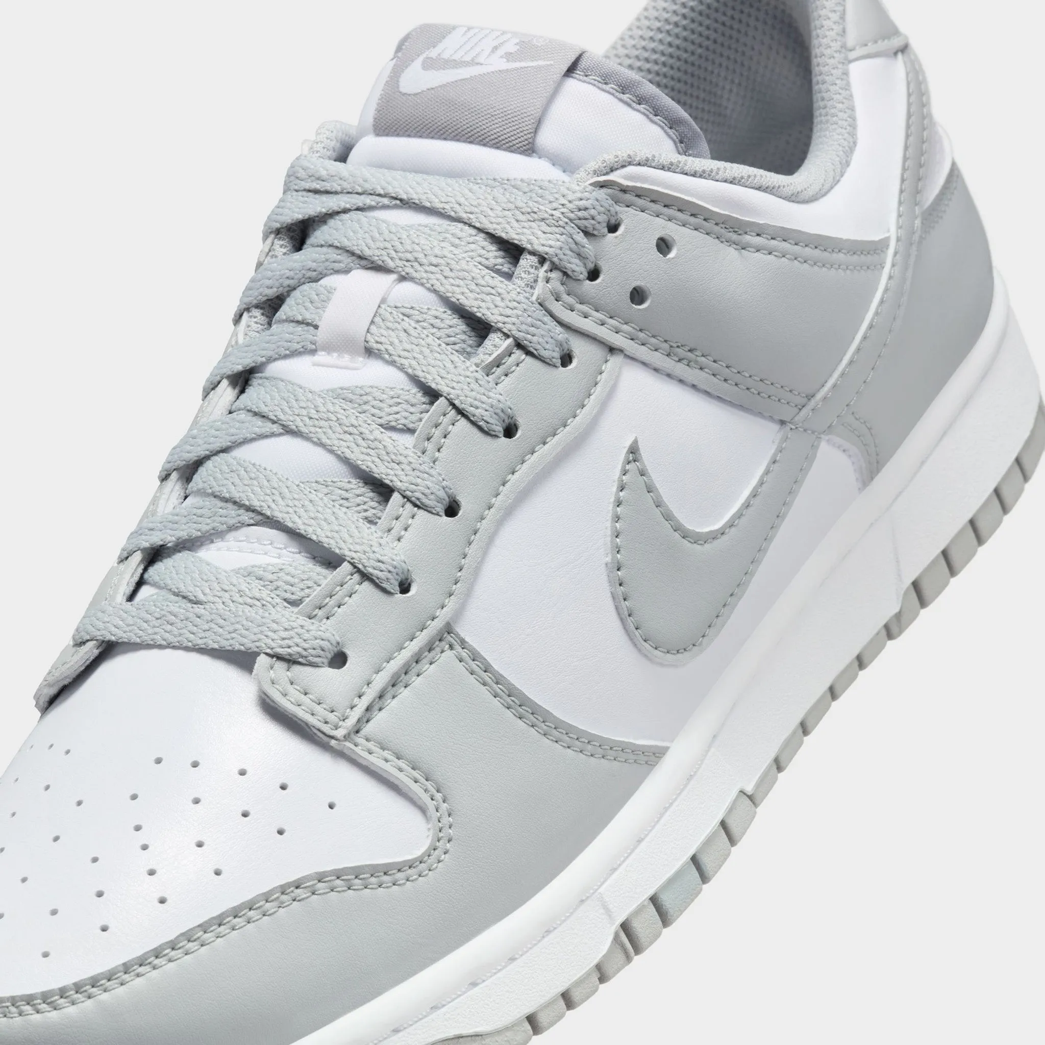 Nike Dunk Low Retro White / Light Smoke Platform Sole