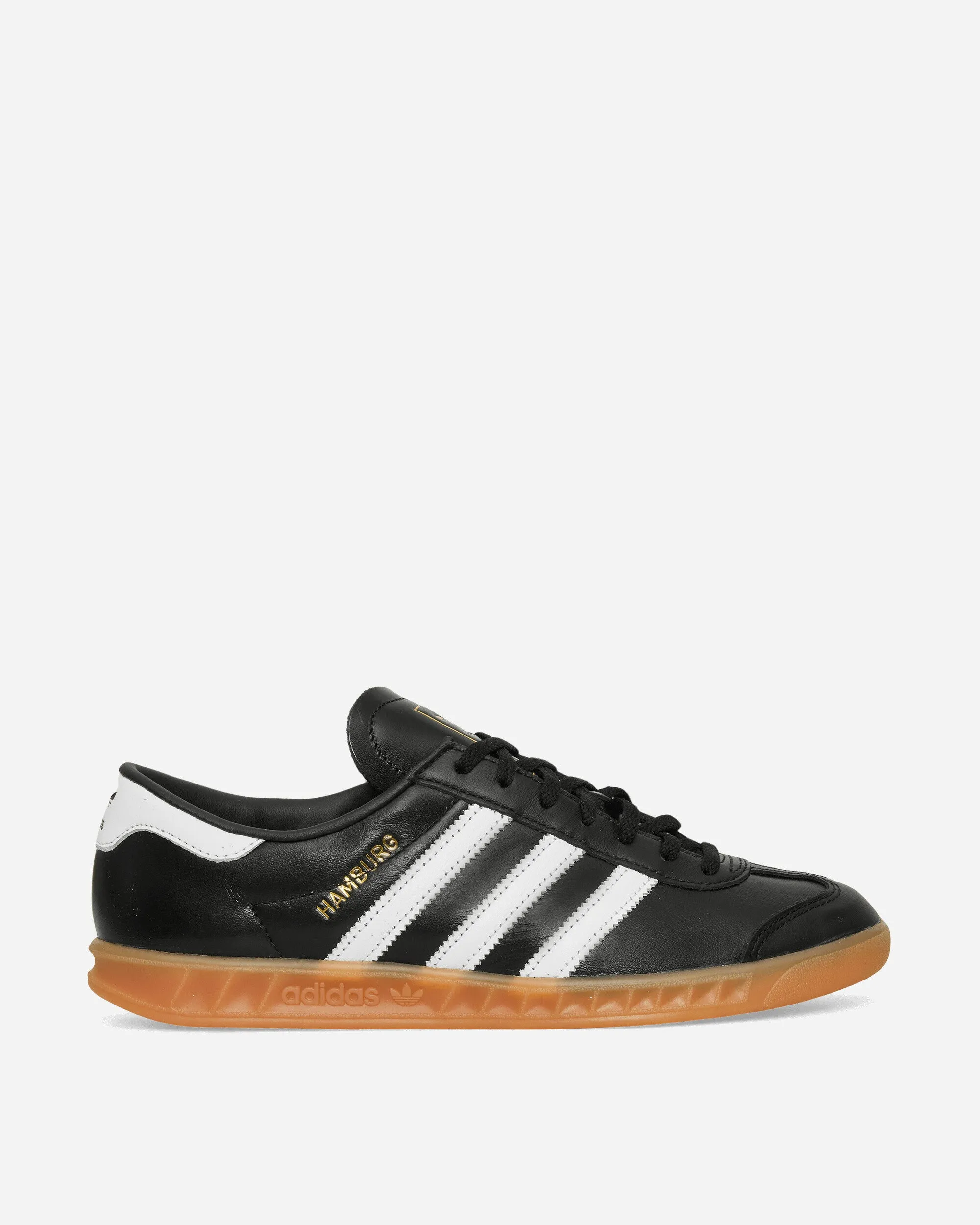 Leather Upper Women's Hamburg Sneakers Core Black / Cloud White