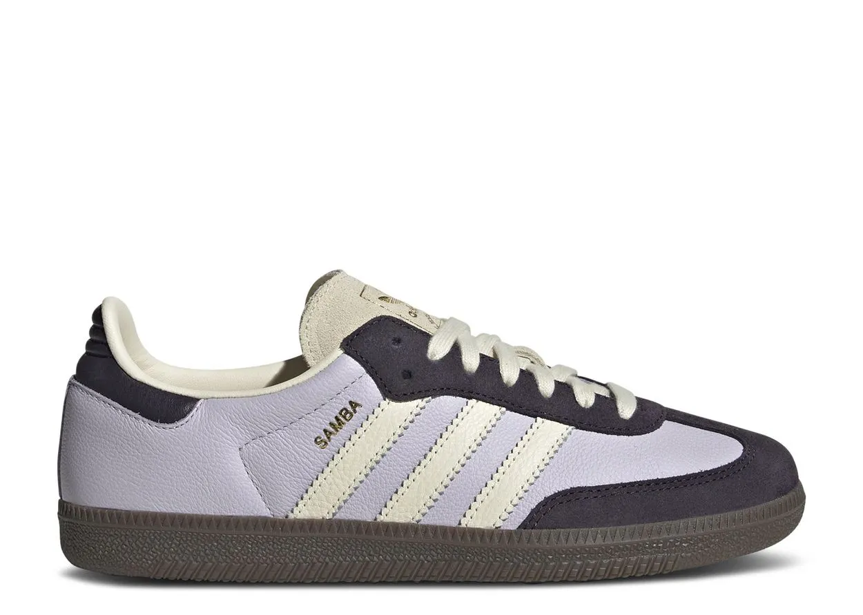 Adidas Samba OG Silver Dawn Aurora Black Game Day Balanced Form
