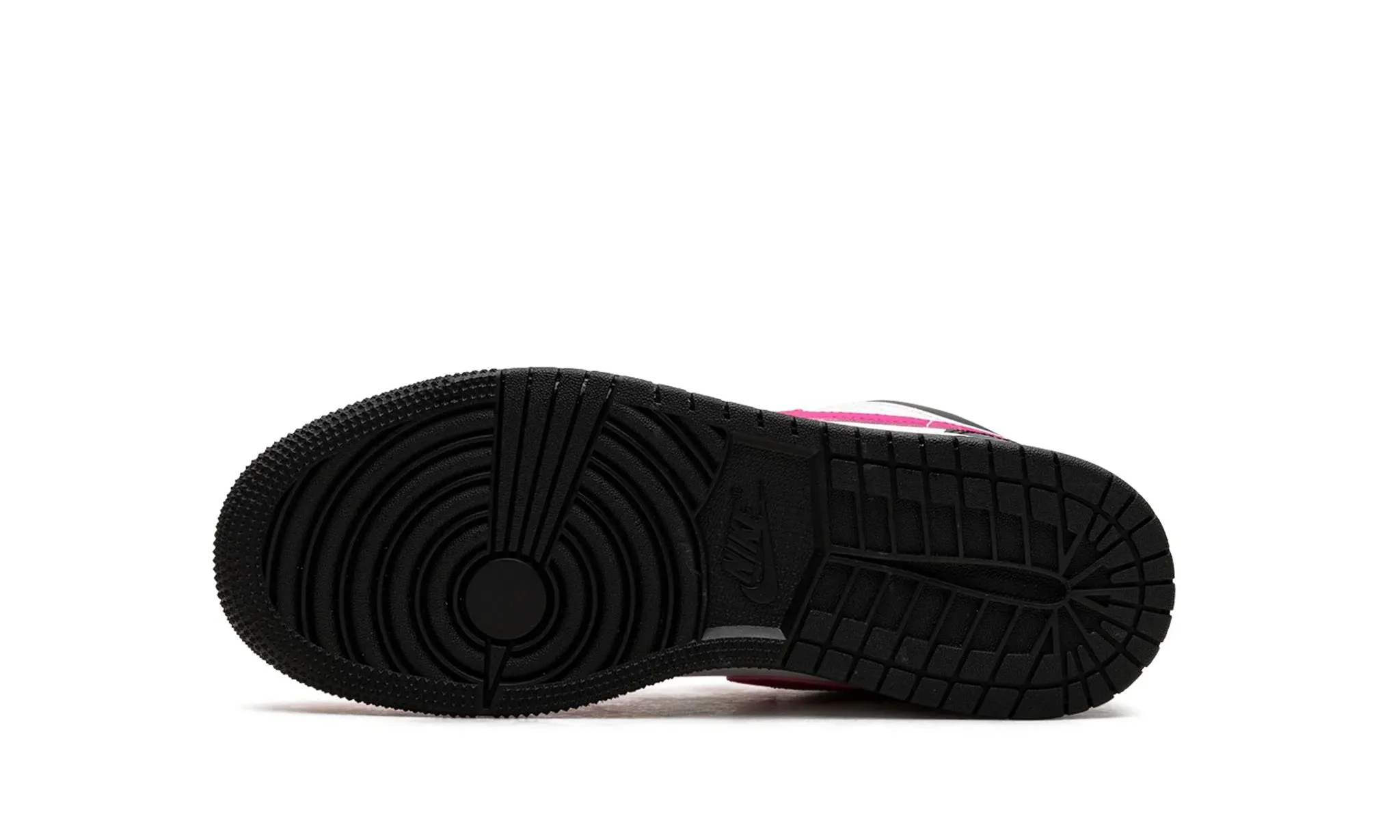 Breathable mesh heel cup Wmns Air Jordan 1 Low Fierce Pink
