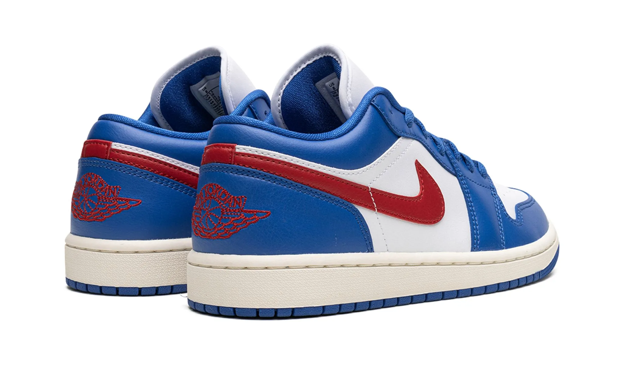 Wmns Air Jordan 1 Low 'Sport Blue Gym Red' Sport Edge Walking