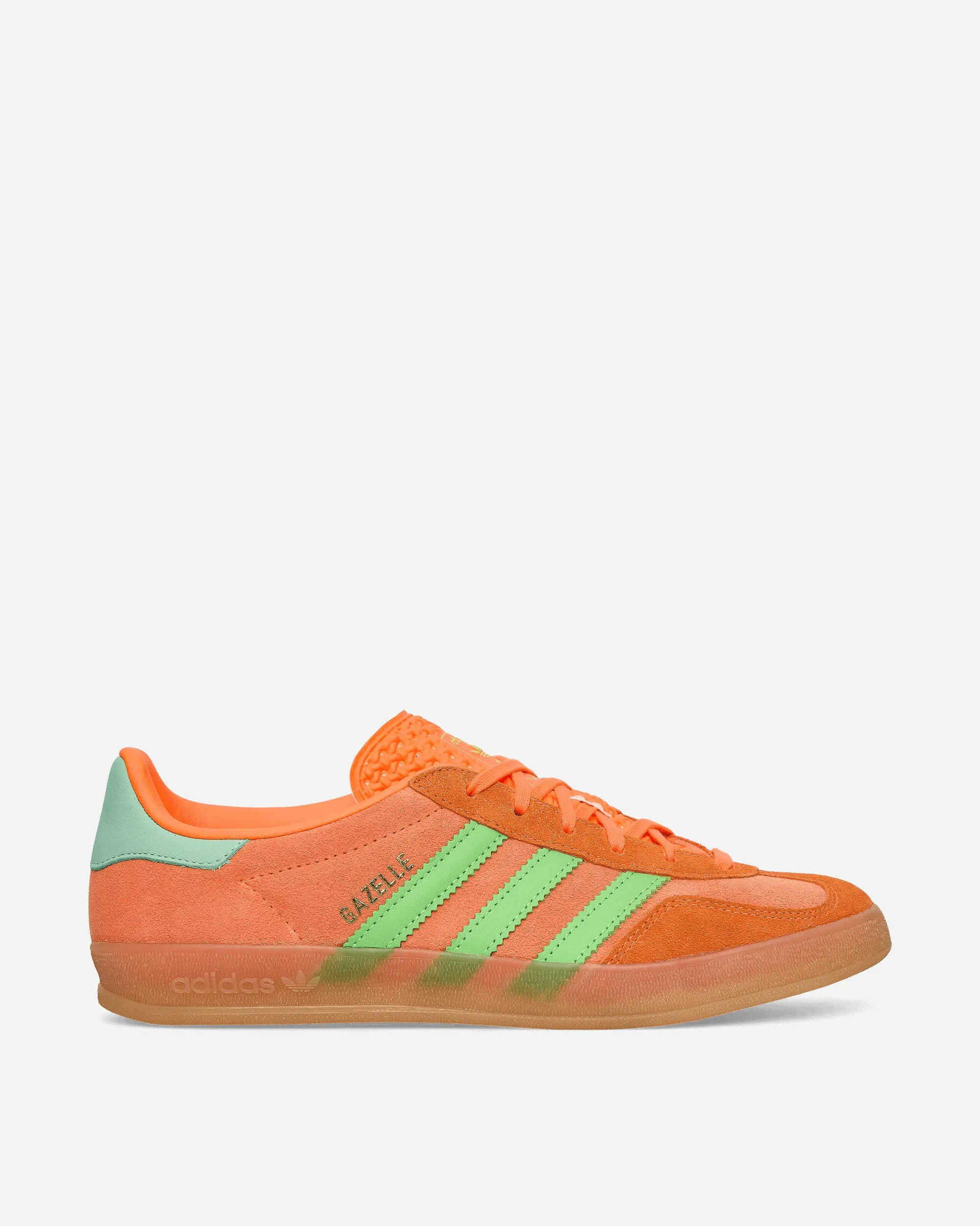 Women's Gazelle Indoor Sneakers Clear Mint / Solar Orange / Solar Green Angel Mood