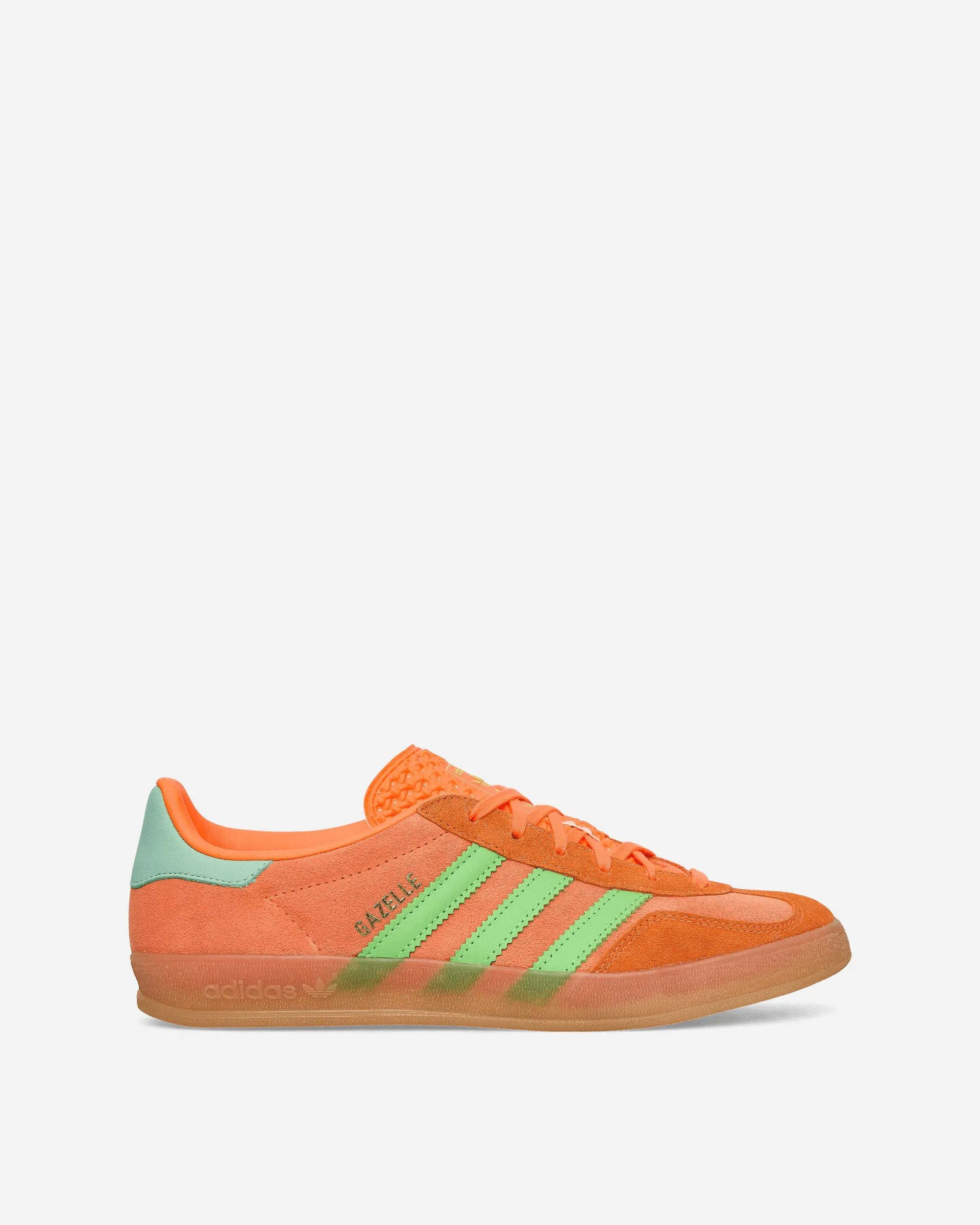 Black Edge Smart Look Women's Gazelle Indoor Sneakers Clear Mint / Solar Orange / Solar Green