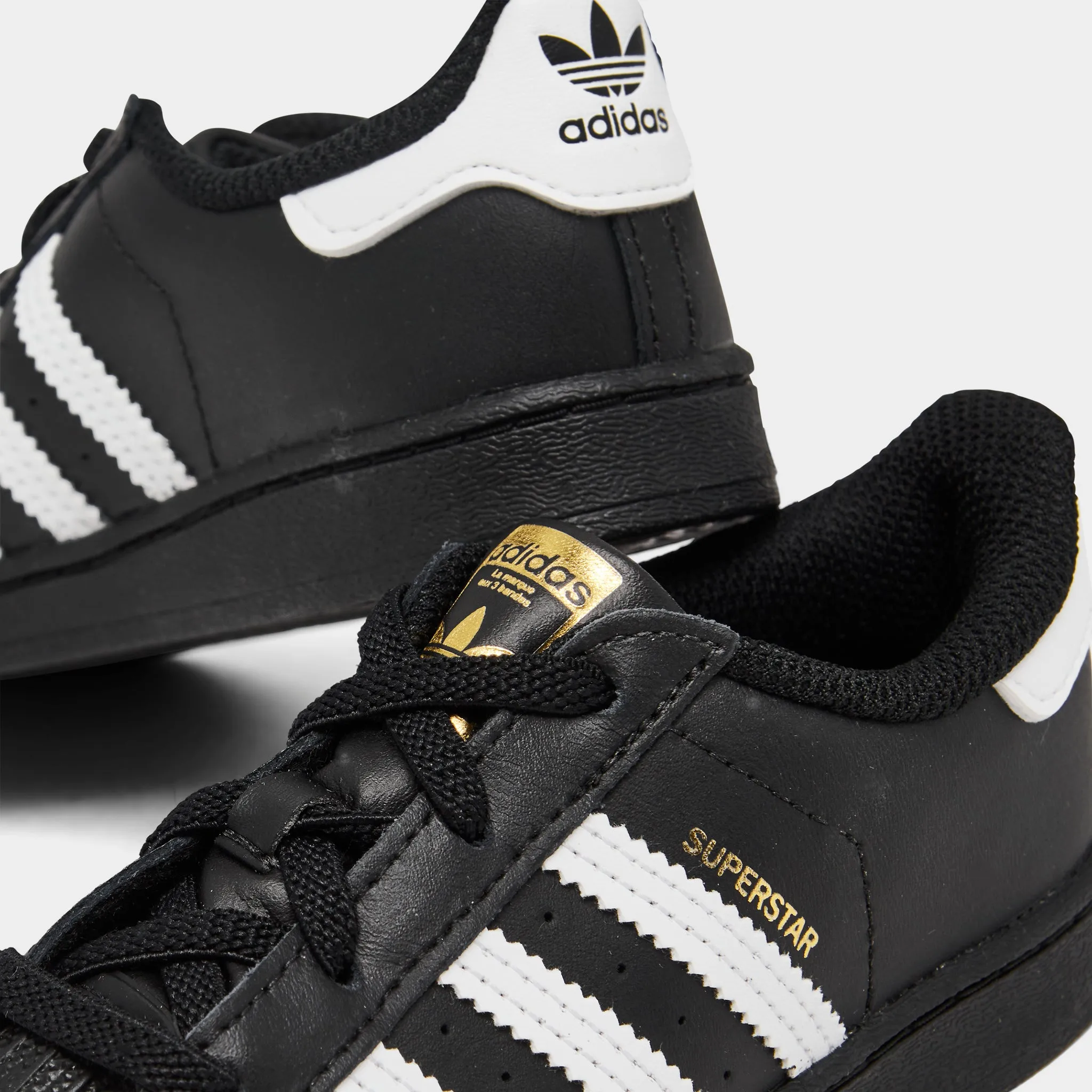 adidas Originals Infants' Superstar El Core Black / Ftwr White - Core Black Date night Smooth Soles